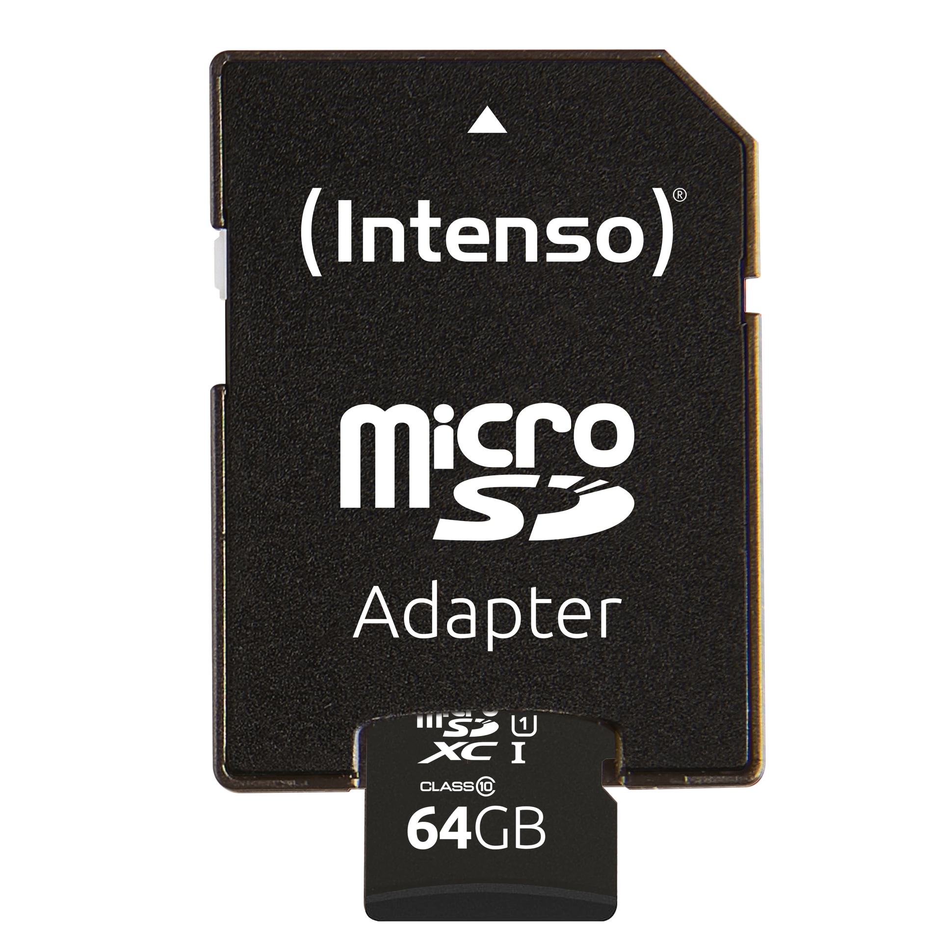 Intenso Speicherkarte »64 GB microSDXC UHS-I Performance«, (UHS-I Class 10 90 MB/s Lesegeschwindigkeit), inklusive SD-Adapter