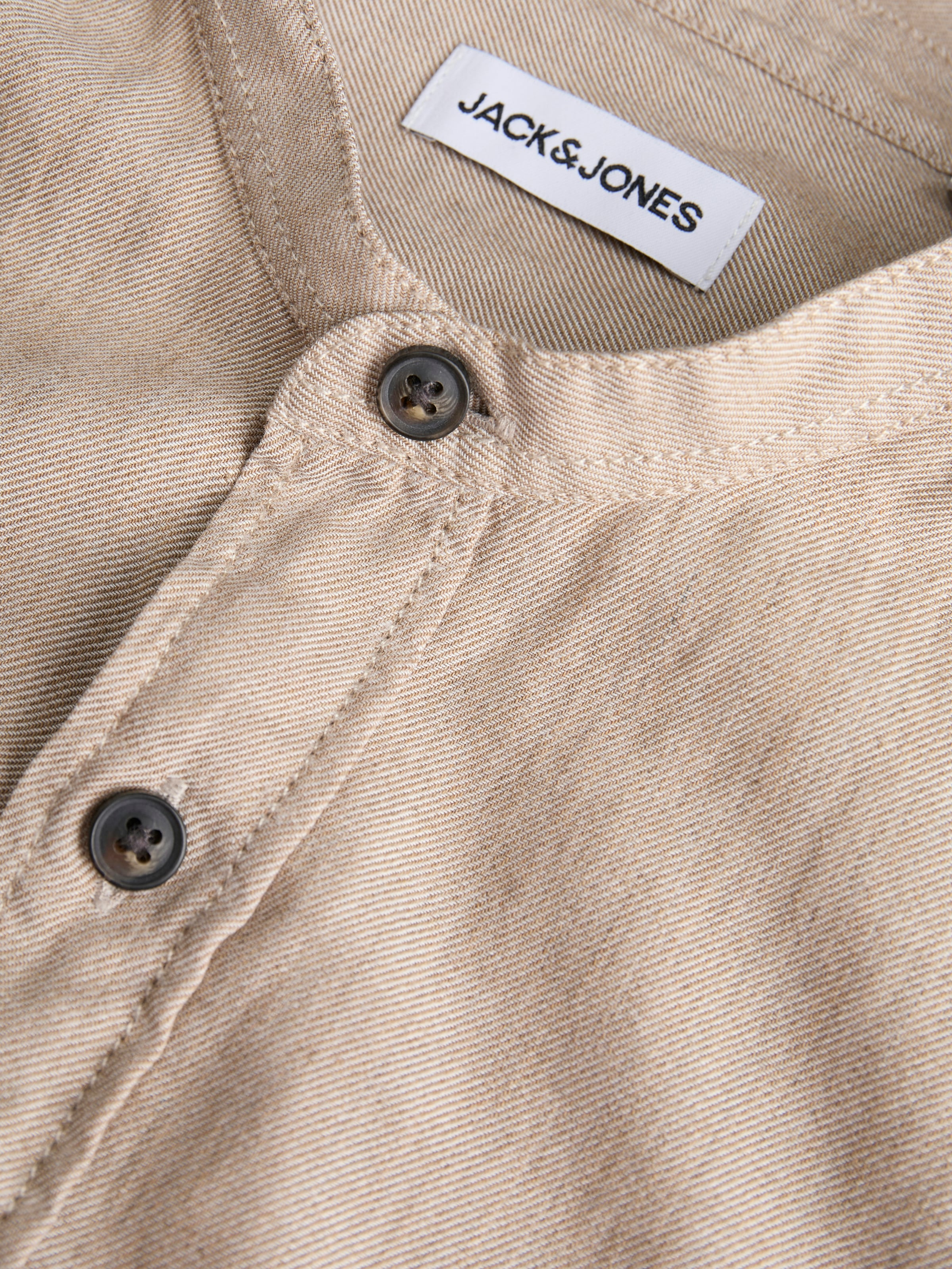 Jack & Jones Langarmhemd »JJEBAND MELANGE SHIRT L/S SN«