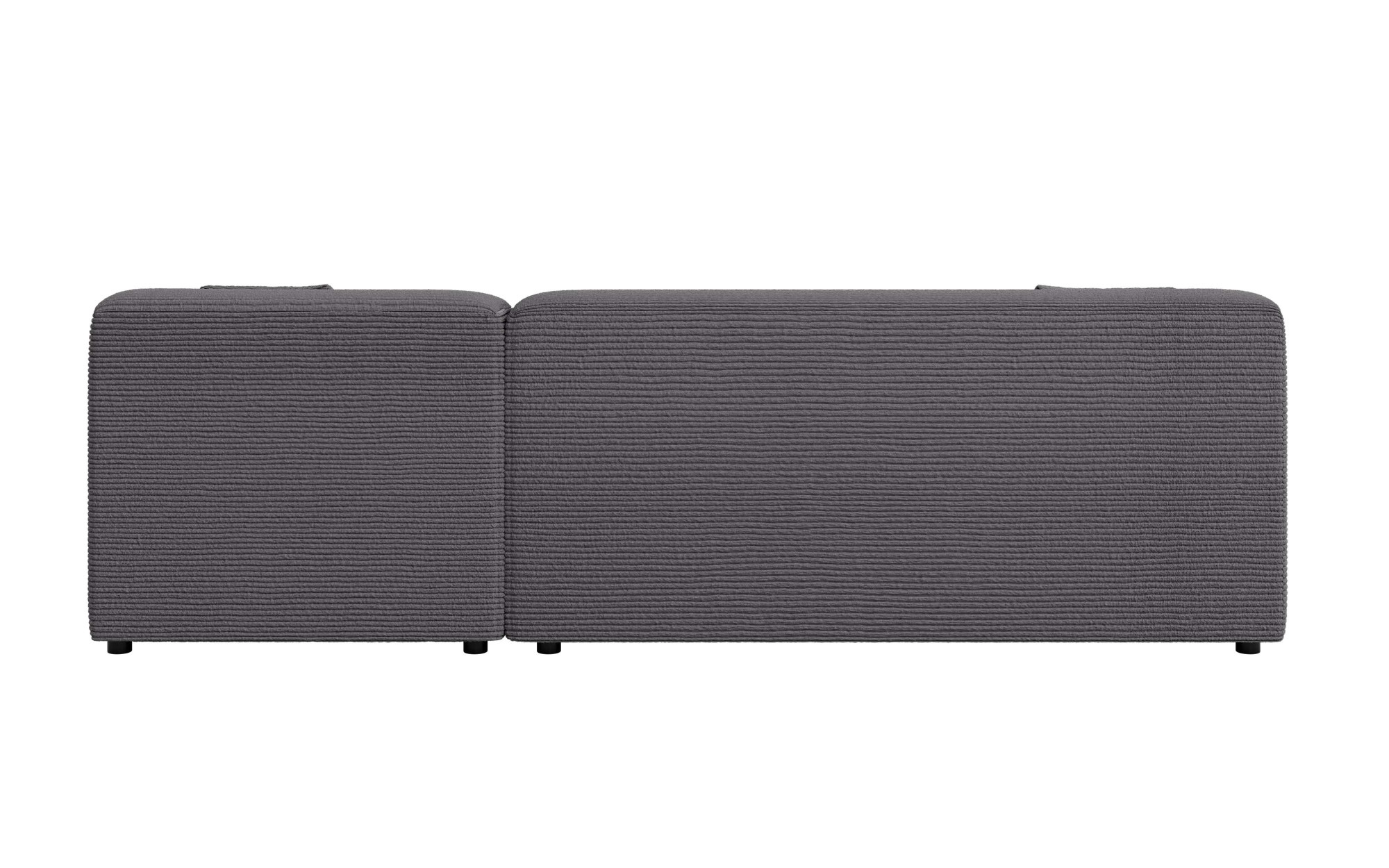 Home affaire Ecksofa »LILLIANA Designsofa, L-Form mit Recamiere rechts/links bestellbar«, L-Form mit Wellenunterfederung, Maße B/T/H: 256/160/76 cm