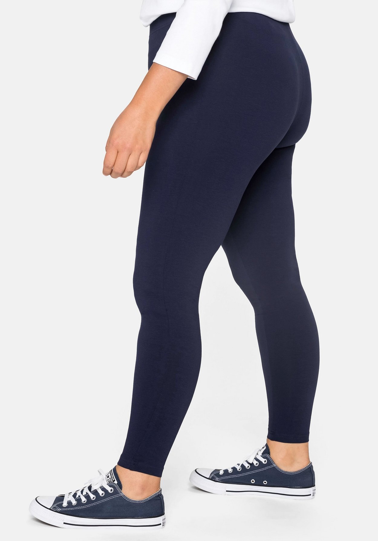 Sheego Leggings »Leggings aus hautfreundlichem Baumwoll-Mix«