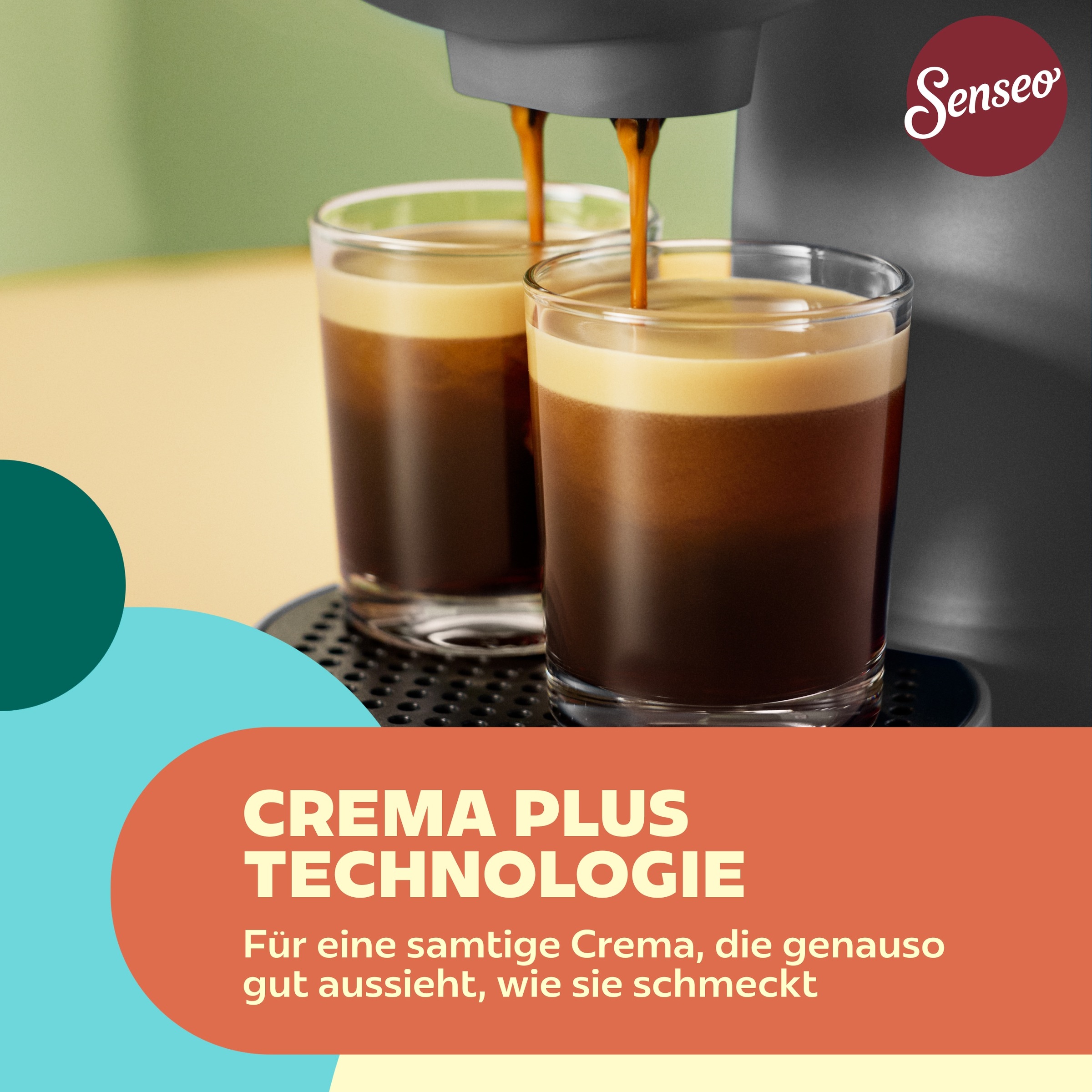 Philips Kaffeepadmaschine »Vibe CSA225/50, mit zwei Kaffee-Einstellungen« kompakt; mit Memory-Funktion u. 0,9-Liter herausnehmbarem Wassertank