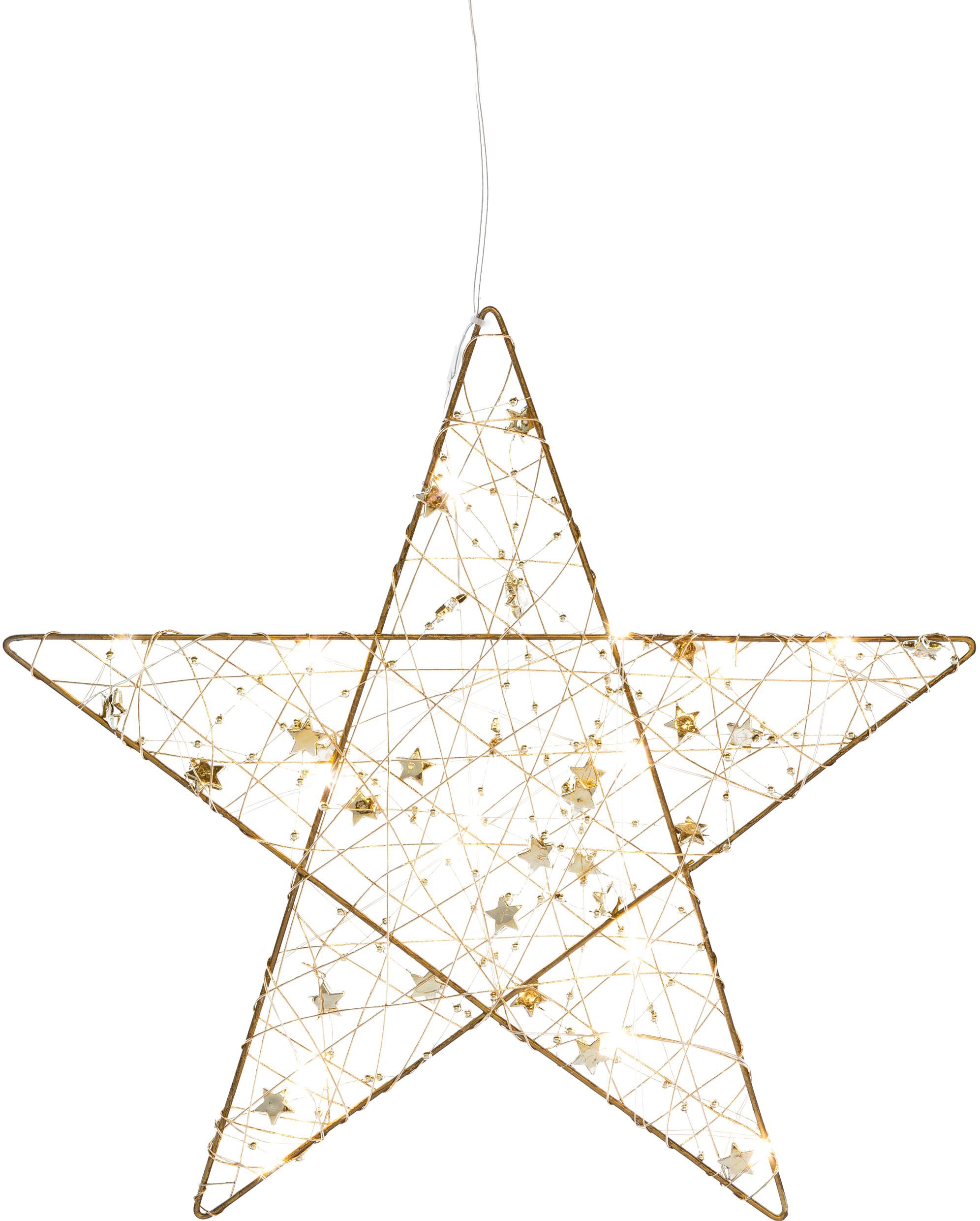 Creativ light LED Stern im online LED\'s, 30 cm Timerfunktion, Draht, 2er-Set Weihnachtsdeko«, »Weihnachtsstern, mit 15 OTTO Ø bei mit aus