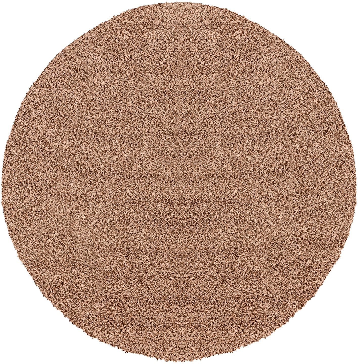 Livabliss Hochflor-Teppich »BORACAY«, rund, 37 mm Höhe, Flauschig, Langflor, Weich, Wohnzimmer Flurteppich, Grau