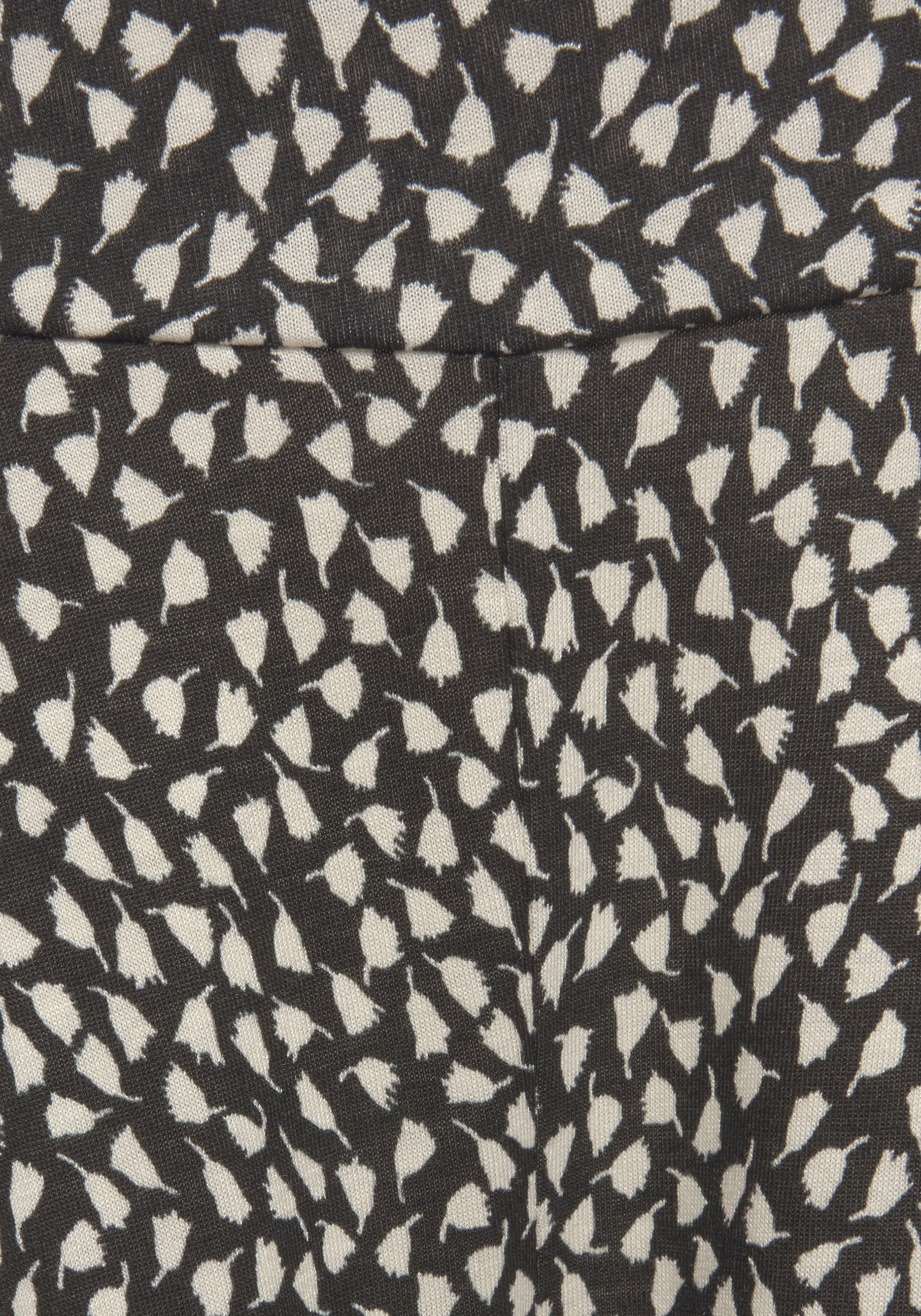 s.Oliver Strandhose  mit Blumendruck und Taschen, leichte Jerseyhose