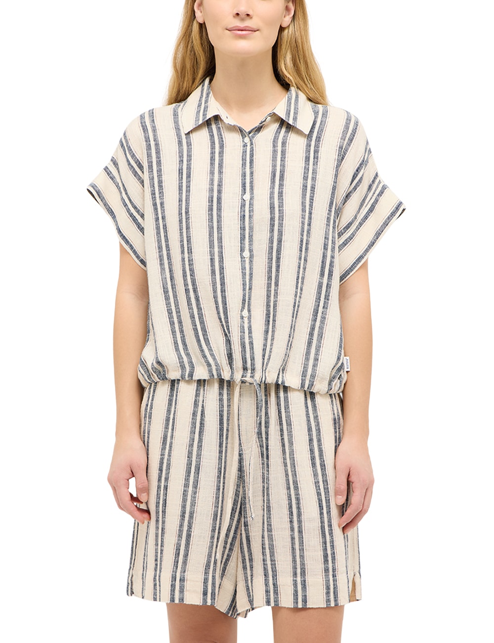 MUSTANG Kurzarmbluse »Damen Style Muce Short Sleeve«
