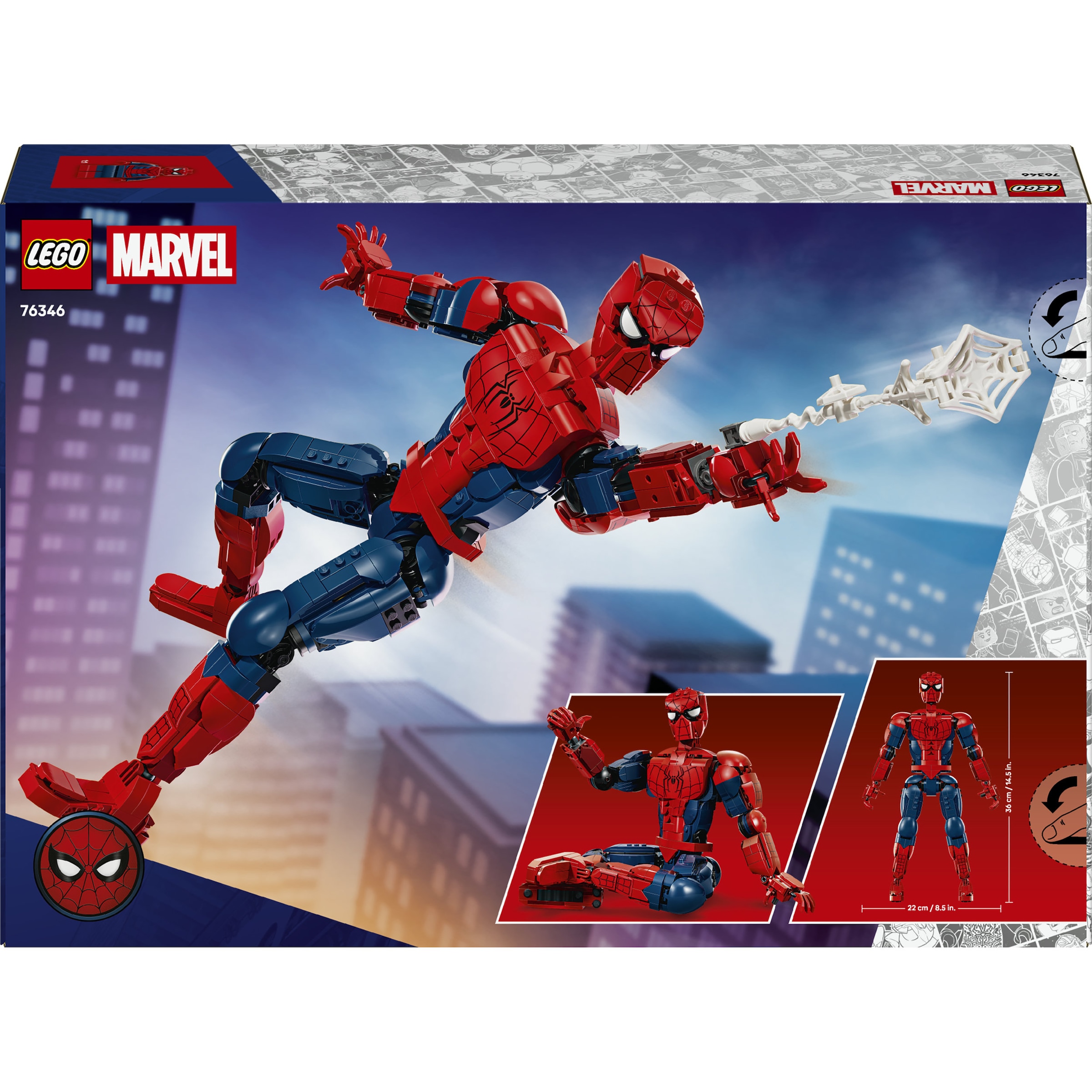 LEGO® Konstruktionsspielsteine »Spider-Man-Figur (76346), LEGO Super Heroes« Made in Europe