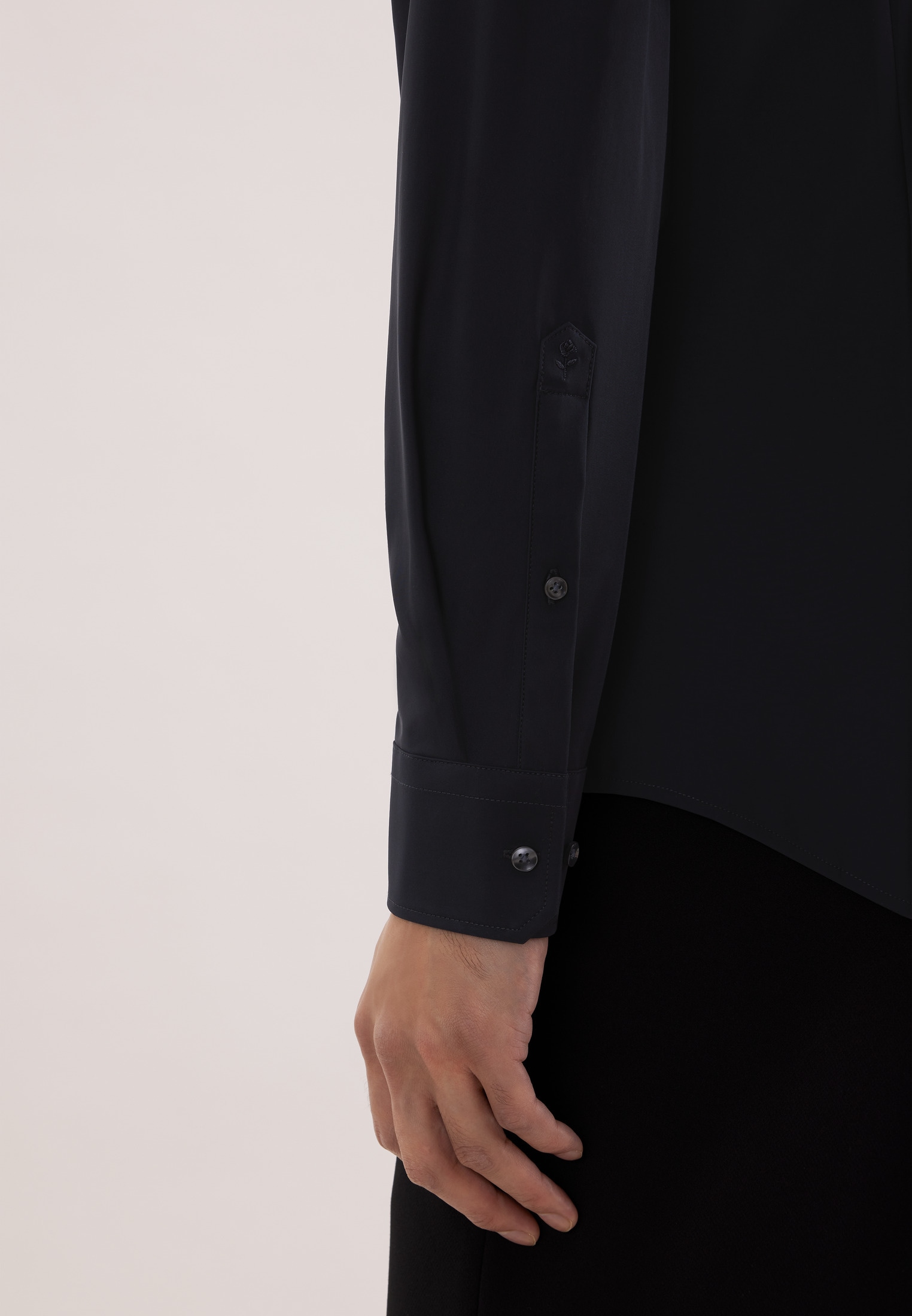 seidensticker Businesshemd »Schwarze Rose« Slim 1/1 Kentkragen Uni