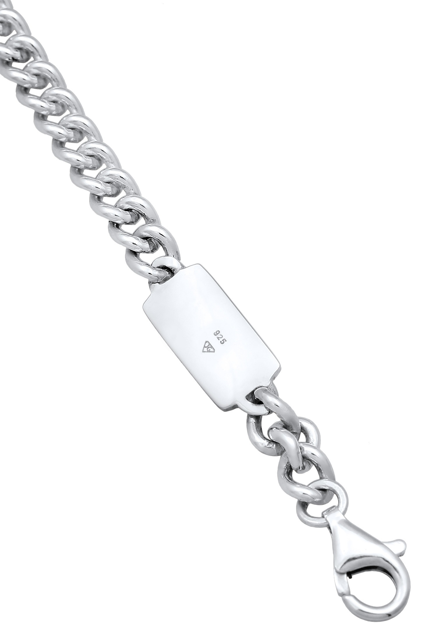 Kuzzoi Silberkette »Halskette Herren Rundpanzer Massiv 925 Silber«