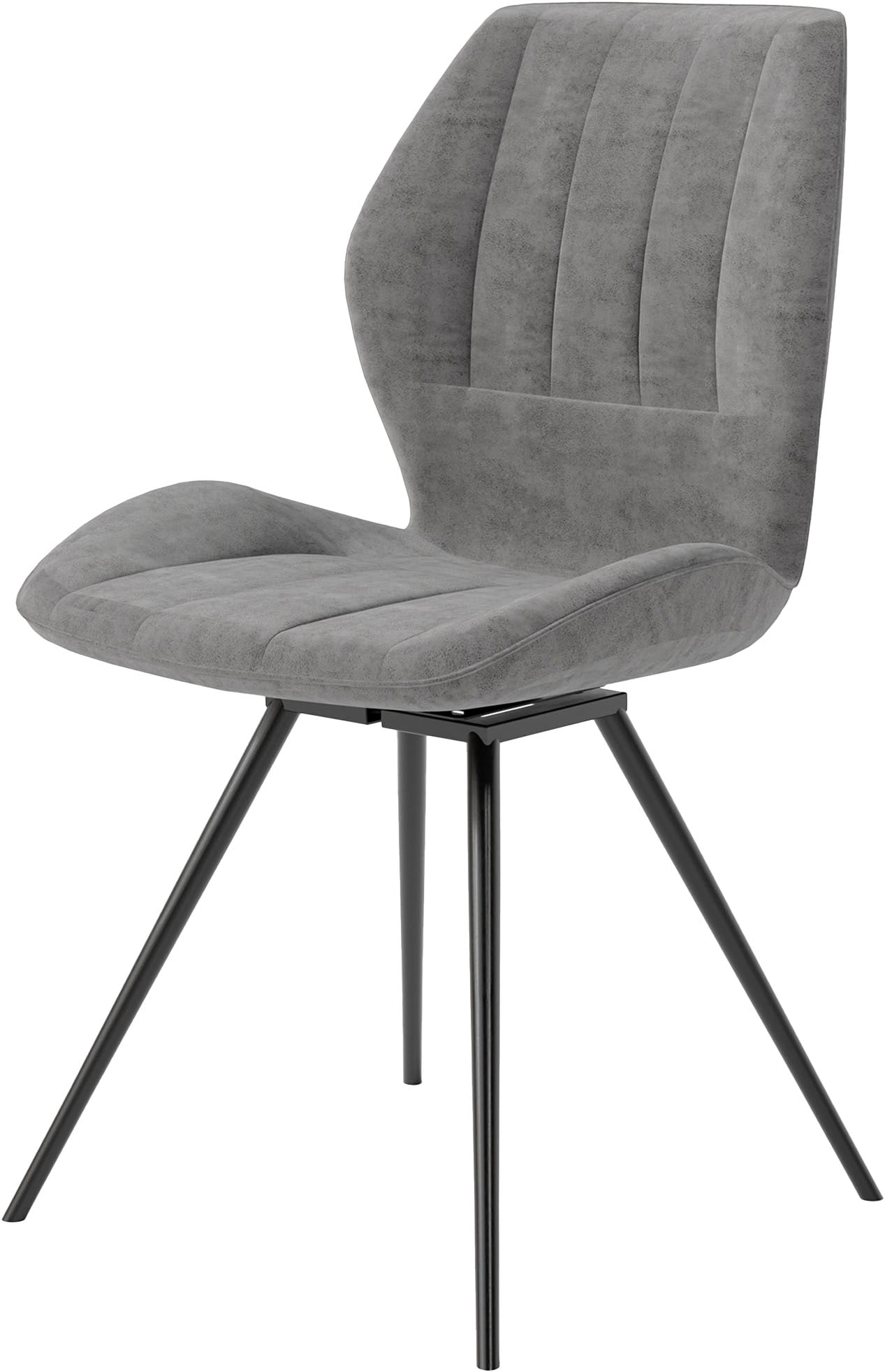 byLIVING Esszimmerstuhl »Manhattan 2er-Set«, (Set), 2 St., Microfaser VINTAGE, drehbarer Stuhl mit modernem Mikrofaserbezug