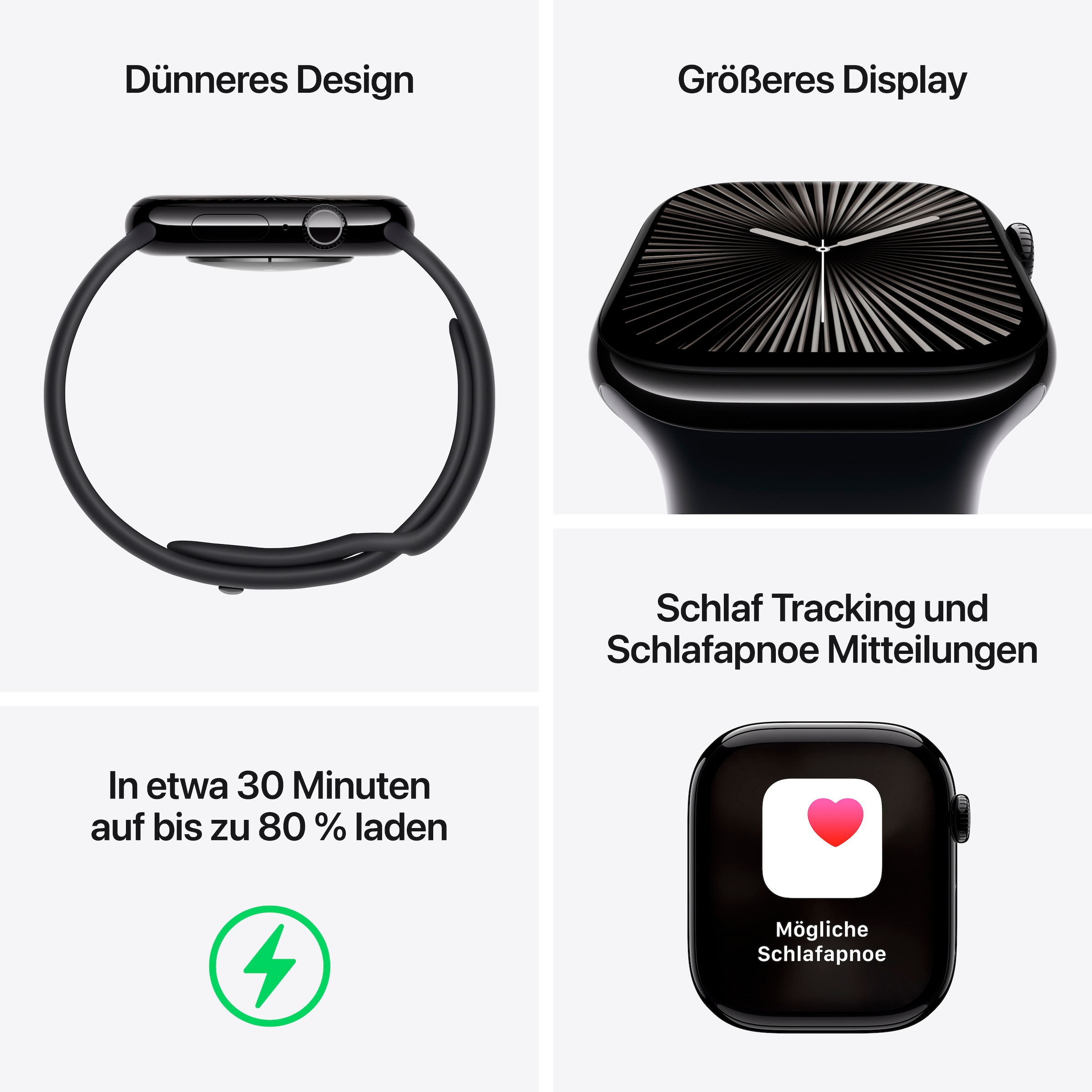 Apple Smartwatch »Watch Series 10 Aluminium«, Watch OS 11,)