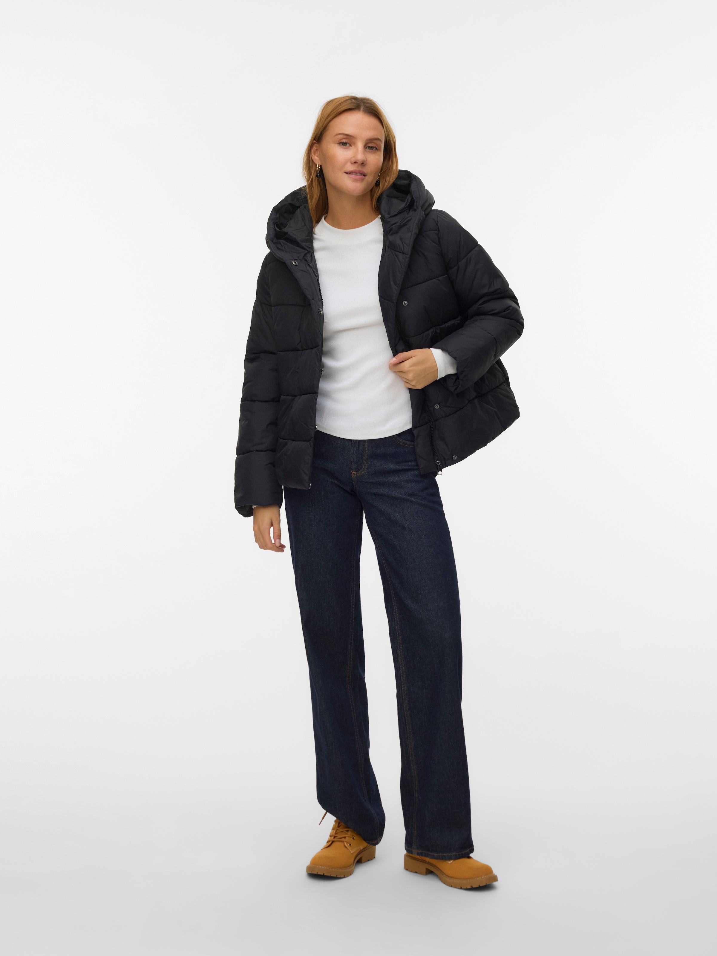 Vero Moda Steppjacke »VMBELINDA SHORT JACKET GA NOOS« mit Kapuze