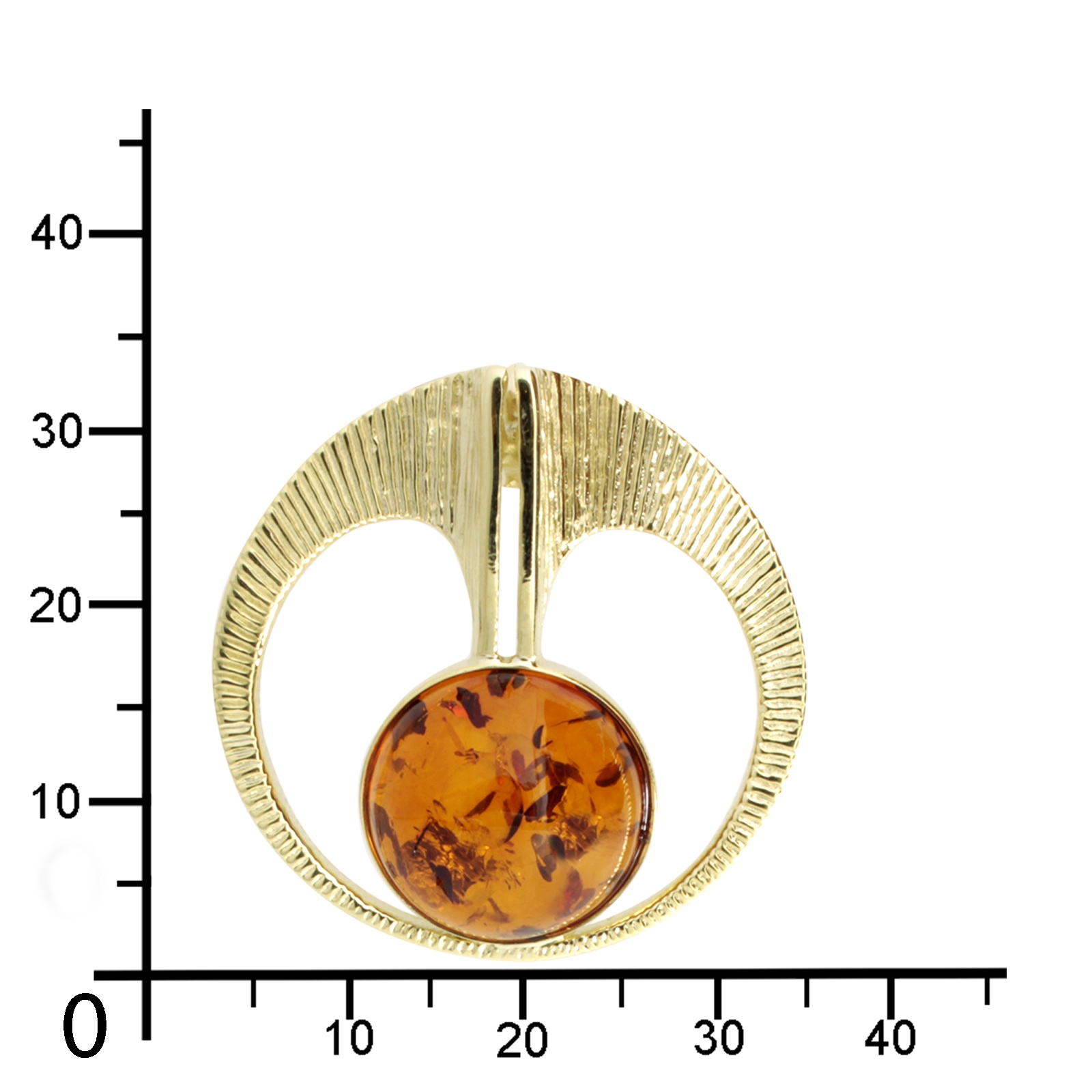 OSTSEE-SCHMUCK Kettenanhänger »- Gleiter-Torid - Gold 333/000 - Bernstein«