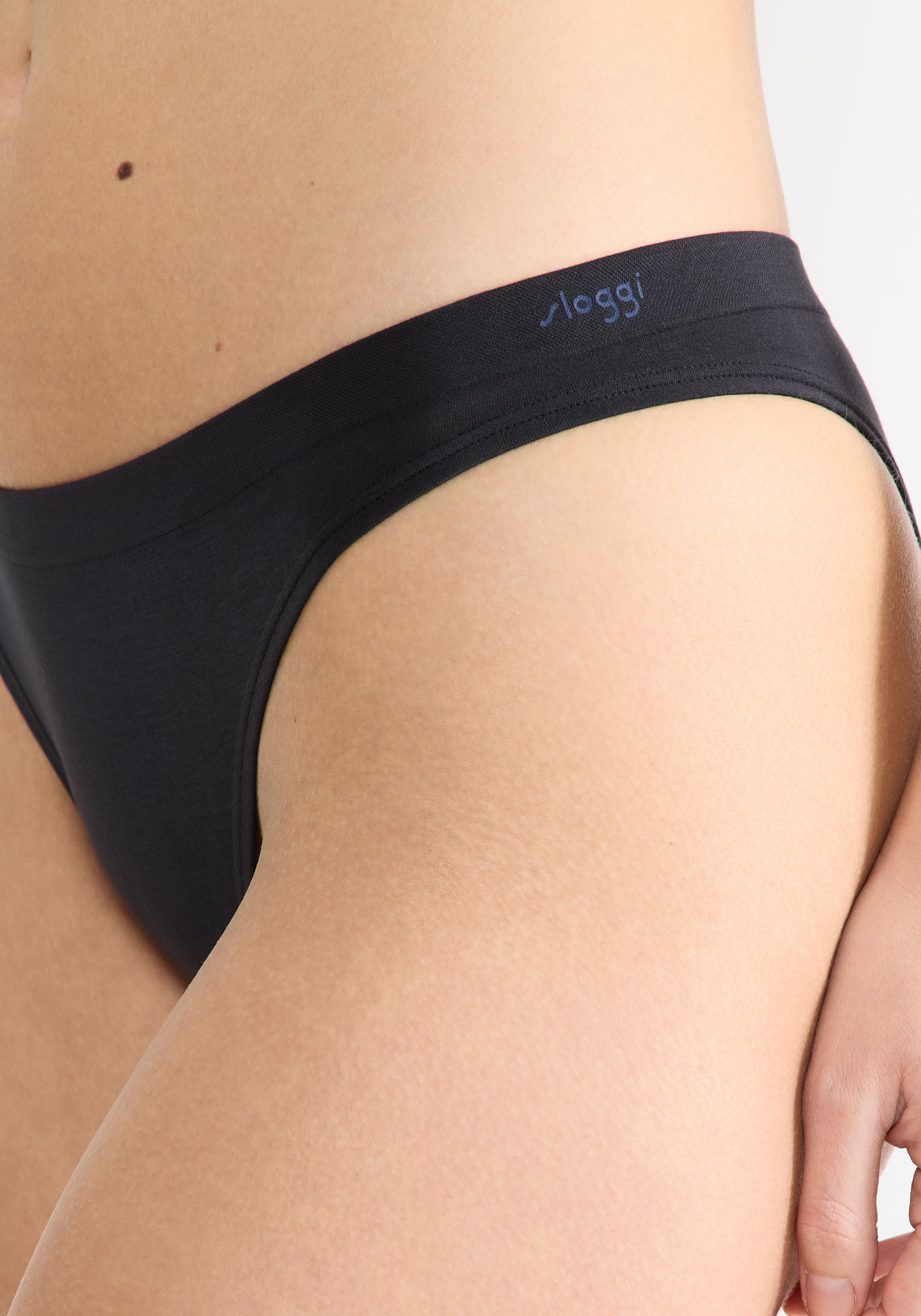sloggi Tanga »GO Sense«, (2er Pack), Modalmix, nahtlos, flacher Saum, elastisch, weich