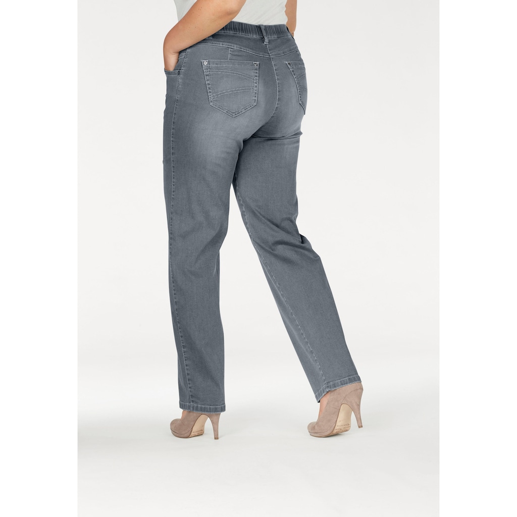 KjBRAND Straight-Jeans »Babsie: bequemer Oberschenkel«, Super Stretch