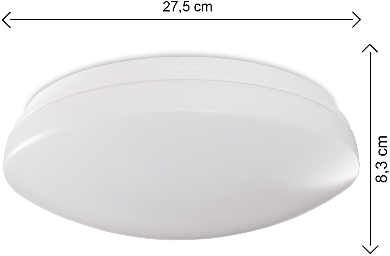 Paco Home Wandleuchte »KENU«, LED Lampe Deckenleuchte, Bad, IP44 spritzwassergeschützt, dimmbar