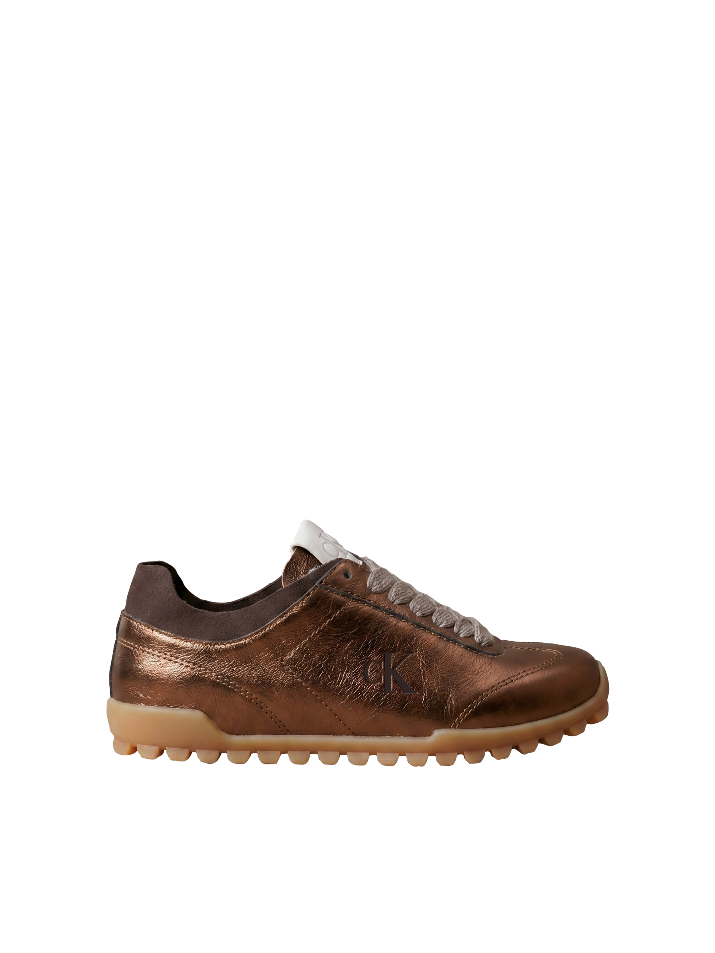 Calvin Klein Sneaker »LOW PROFILE SNEAKER MET«  Halbschuh, Freizeitschuh, Schnürschuh in Metallic-Optik