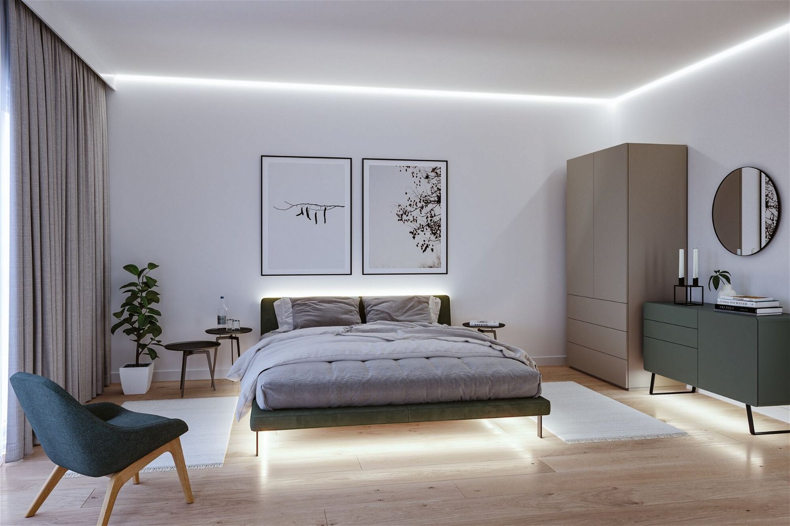 Paulmann LED-Streifen »MaxLED 1000 Basis Set 1,5m Daylight 18W 230/24V silber Kunststoff«, 1 St.-flammig, Full-Line COB 6500K