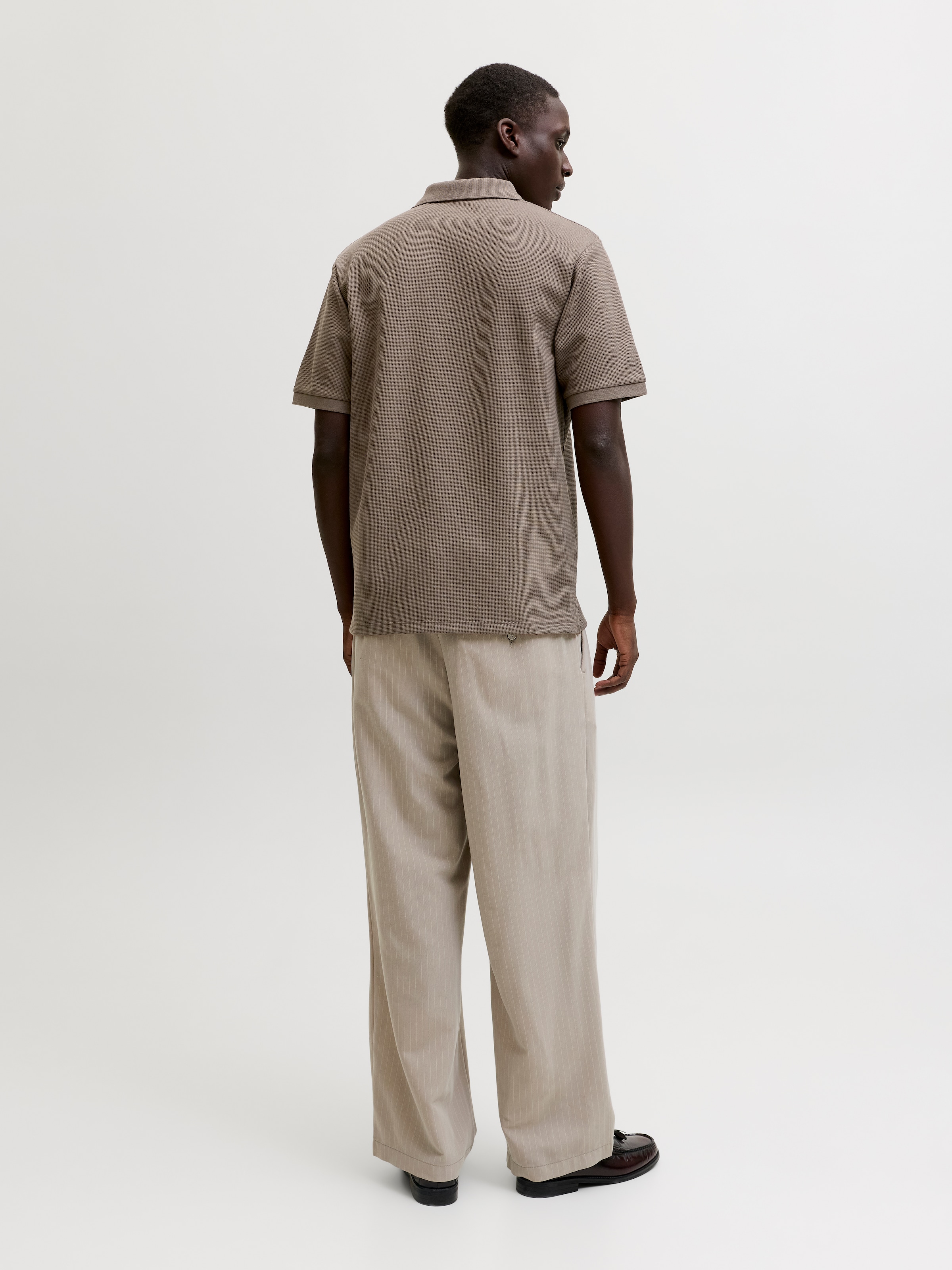 Jack & Jones Poloshirt »JJEAUSTIN POLO SS NOOS« Materialmix, regular fit