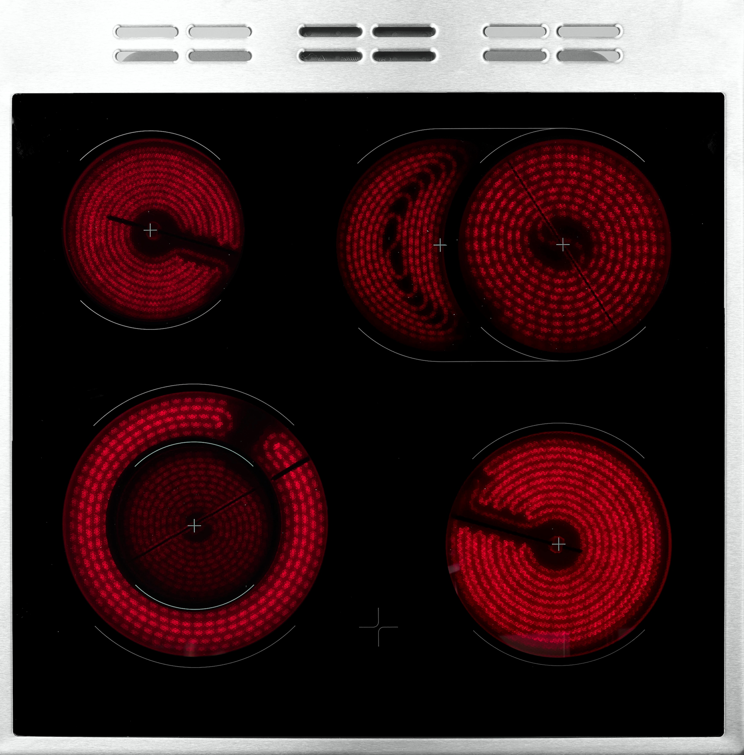 BEKO Elektro-Standherd »FSM67320GXS«, mit Teleskopauszug nachrüstbar, mit Restwärmeanzeige