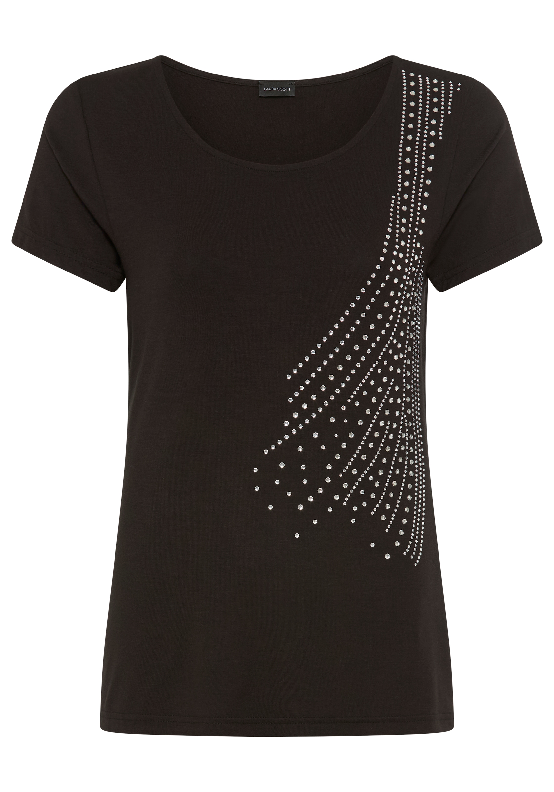 Laura Scott T-Shirt, mit Glitzersteinen