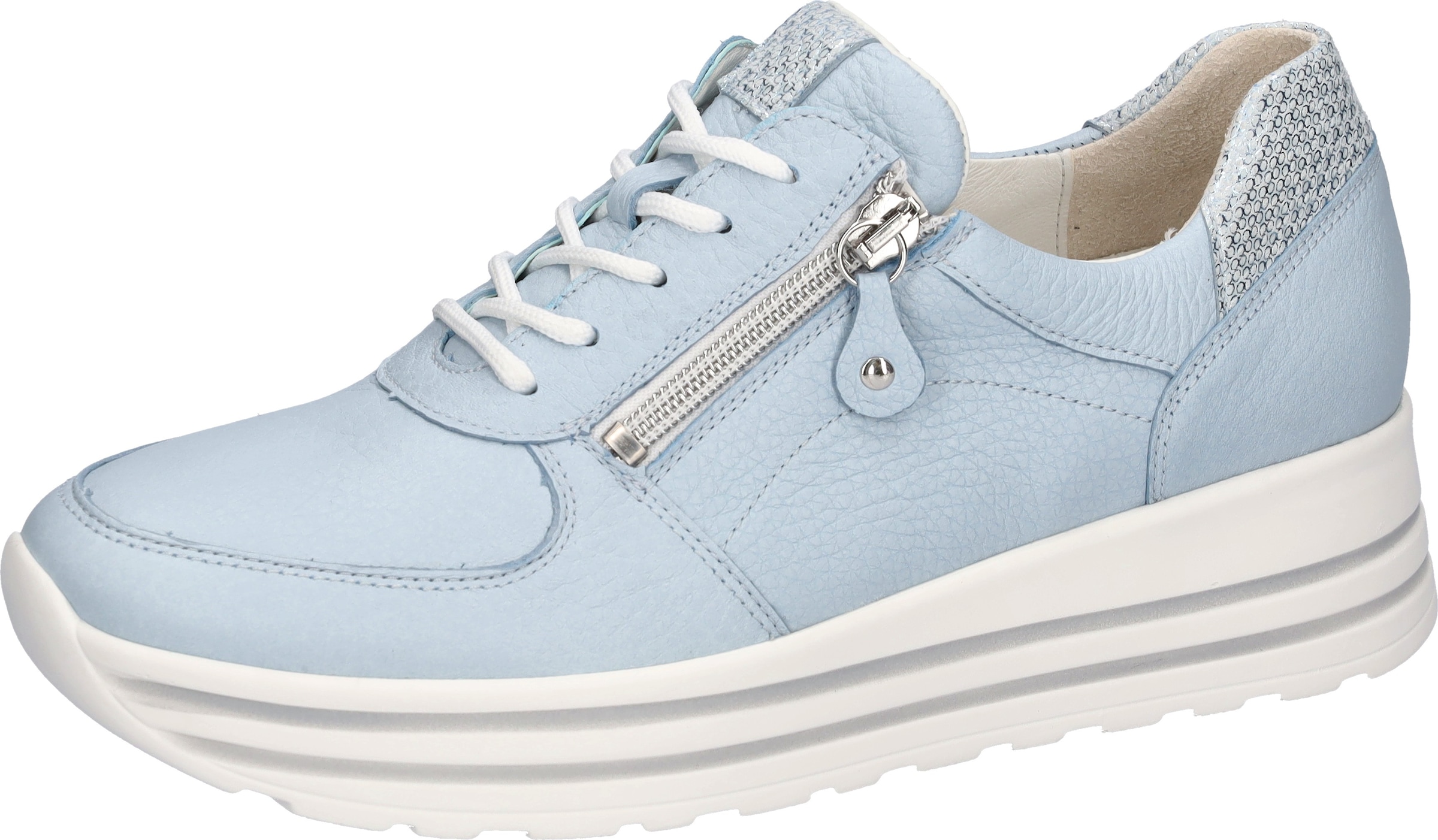 Waldläufer Plateausneaker »H-LANA«  Komfortschuh, Halbschuh, Bequemschuh in Komfortweite H (= sehr weit)