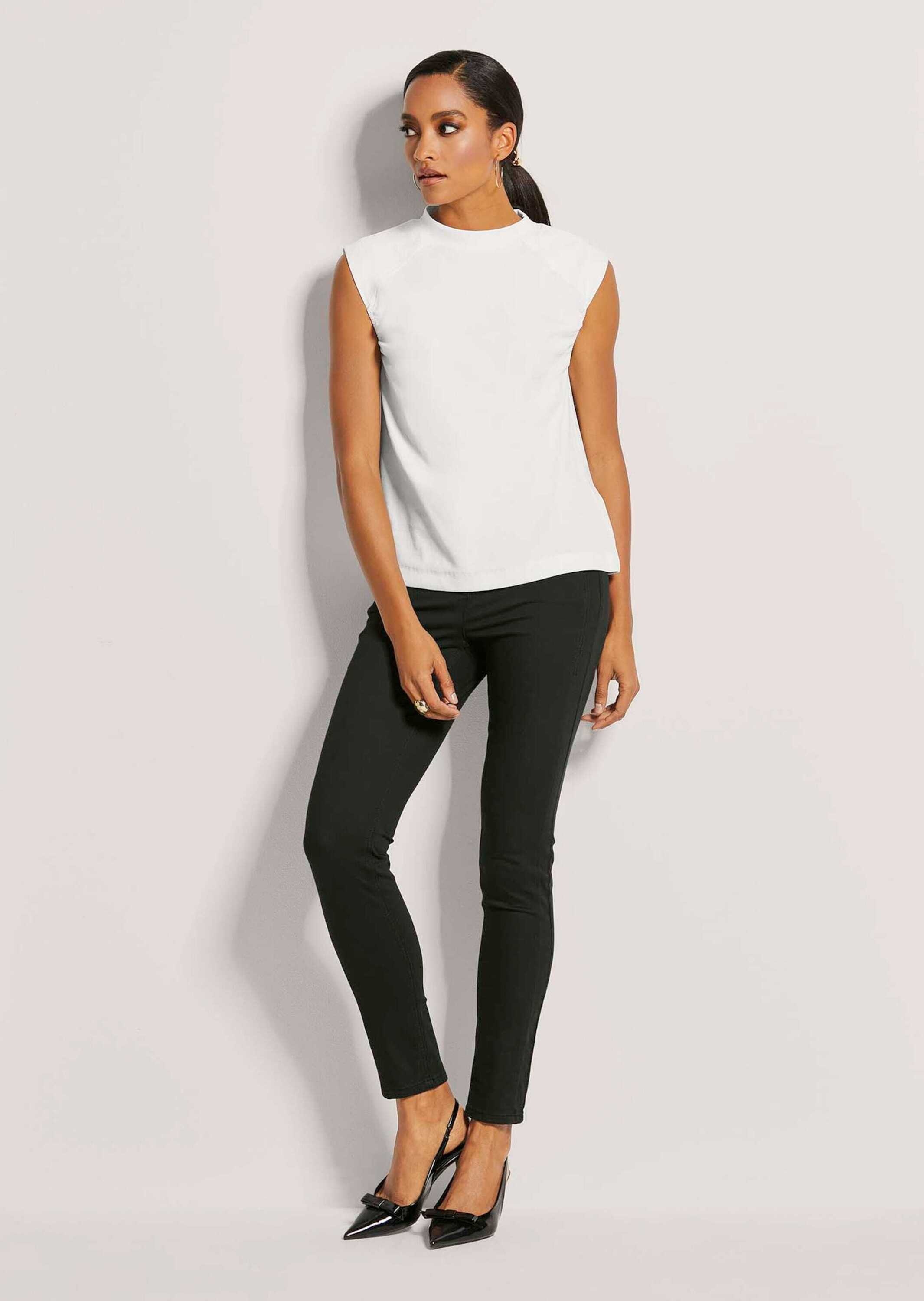 MADELEINE Kurzarmshirt »Shirt Ärmelfreies Ripp-Shirt«