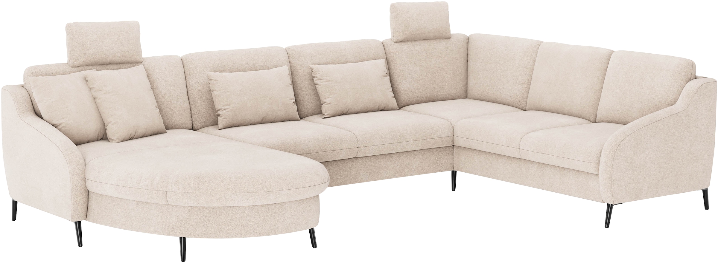 sit&more Wohnlandschaft »Soul U-Form«, wahlweise mit Bettfunktion und Schubkasten