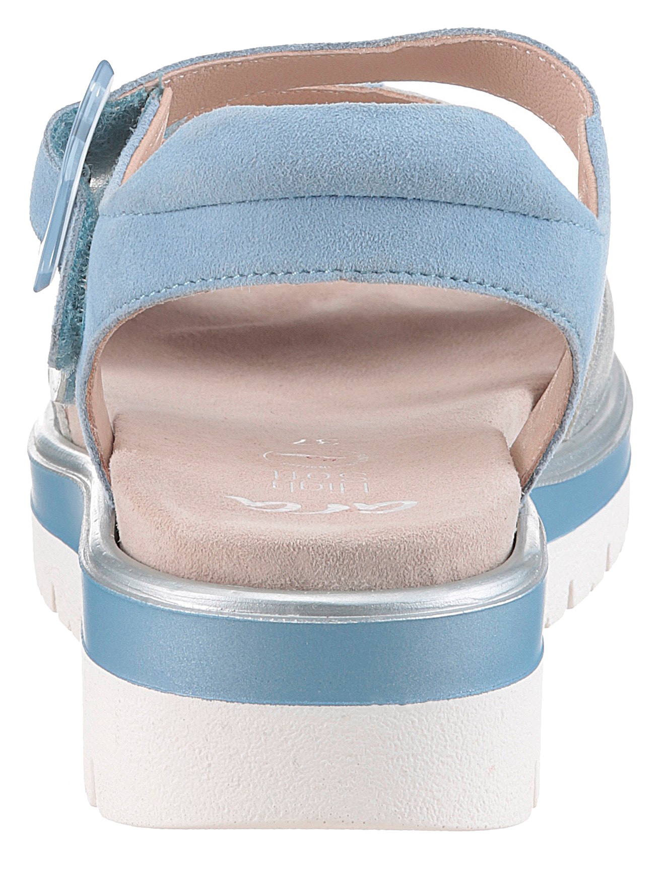 Ara Plateausandaletten »MALAGA«, Plateausandale, Klettschuh in bequemer Schuhweite G (= weit)