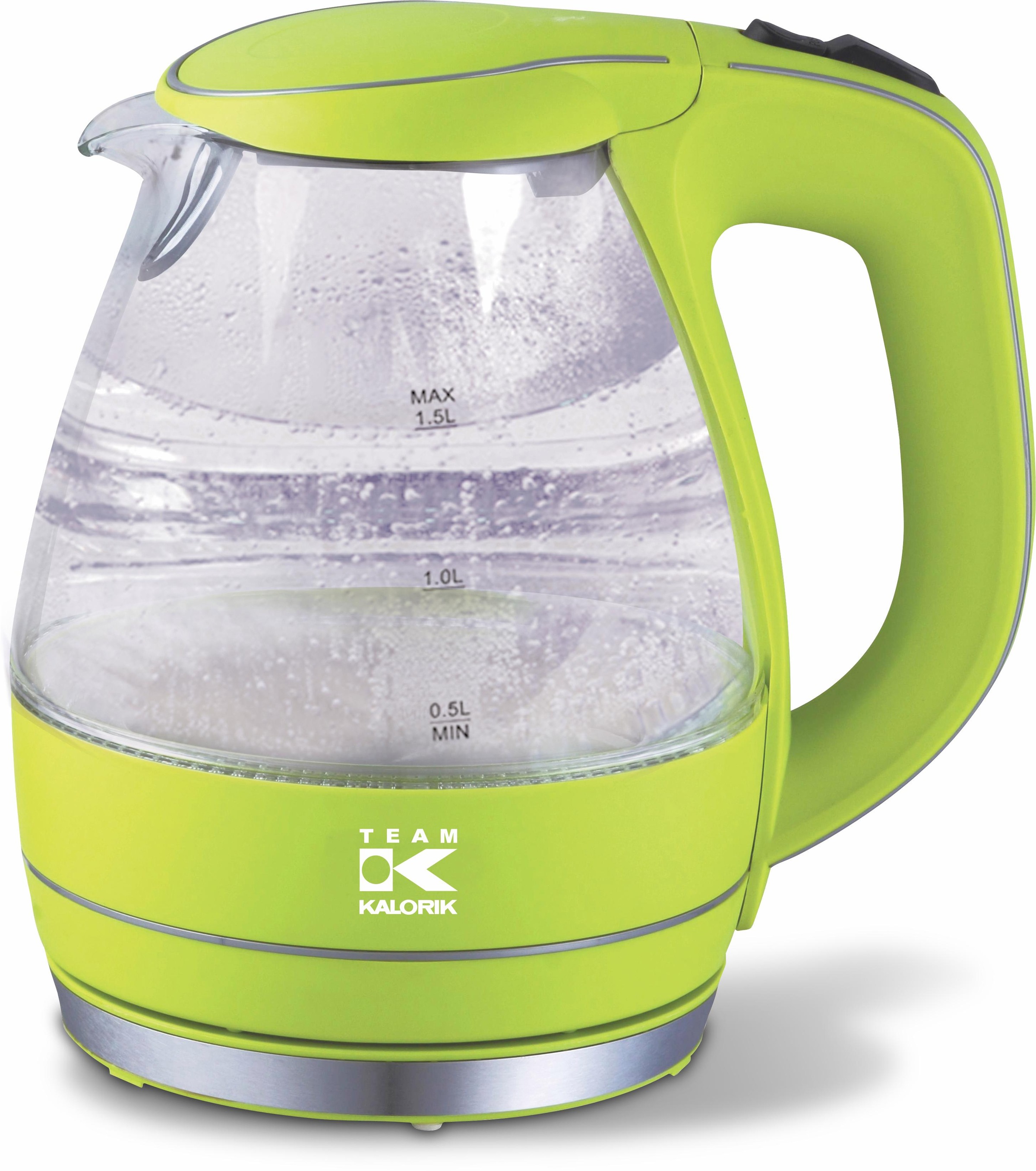 Wasserkocher, Glas JK1022AG, 1,5 Liter, 2200 Watt