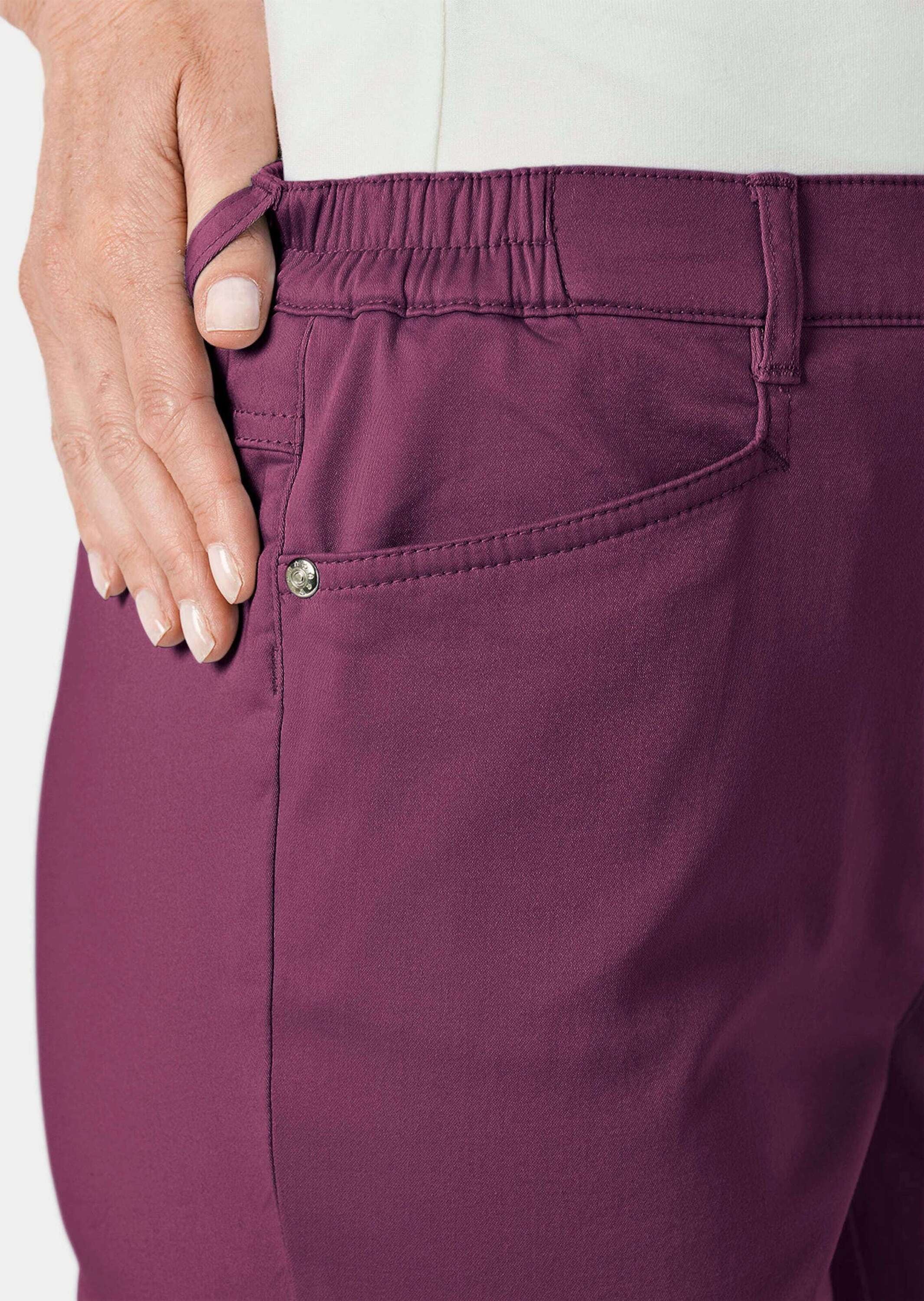 GOLDNER Stoffhose »Kurzgröße Leichte Baumwoll-Hose ANNA«