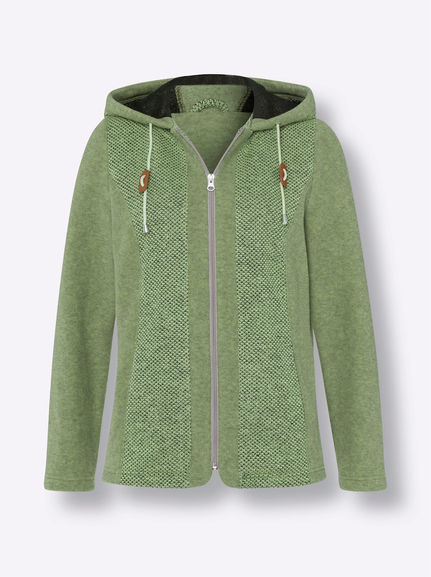 Classic Basics Langjacke, mit Kapuze
