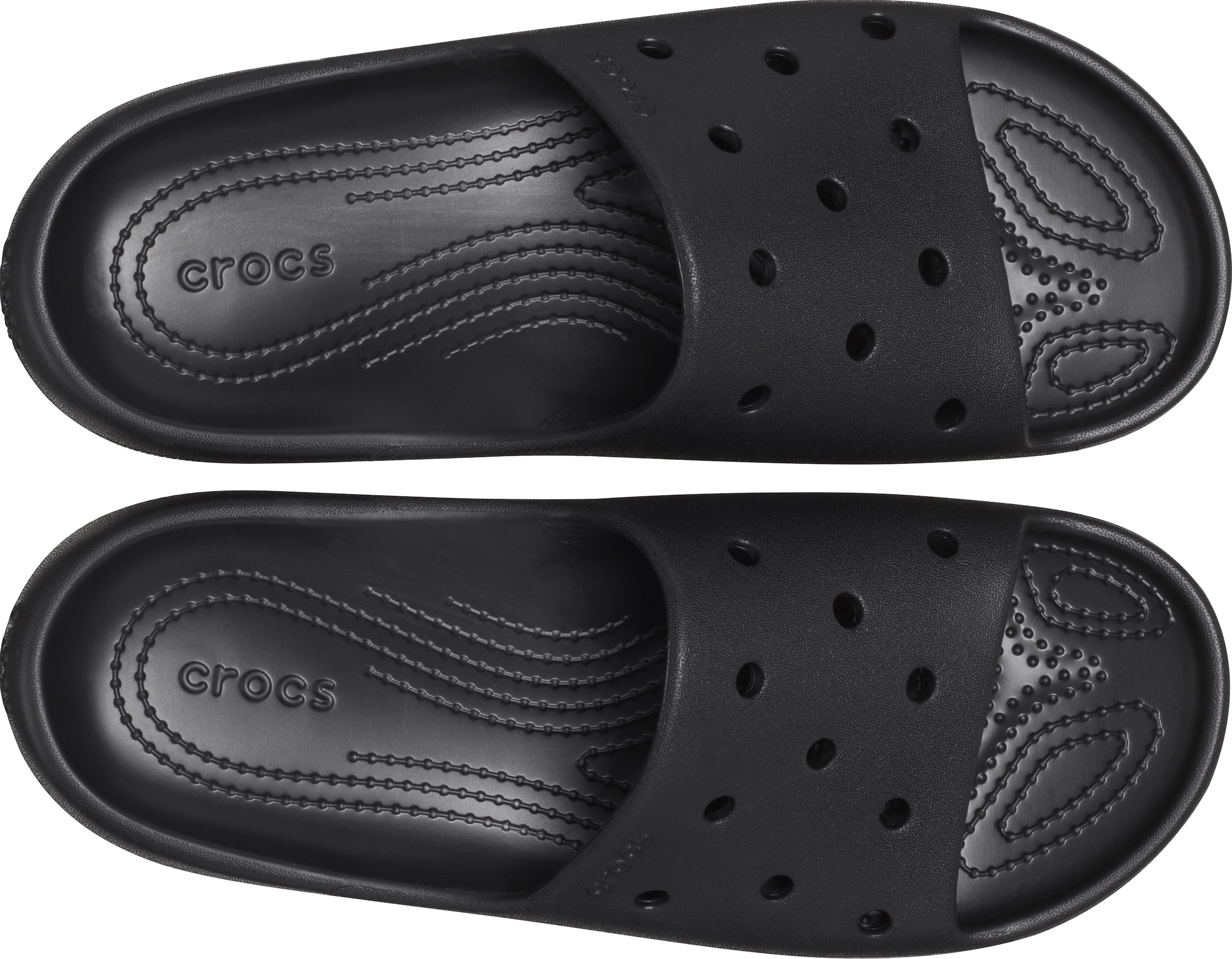 Crocs Badepantolette »Classic Slide V2«, Sommerschuh, Poolslides, Schlappen, mit Lüftungsöffnungen, G-Weite