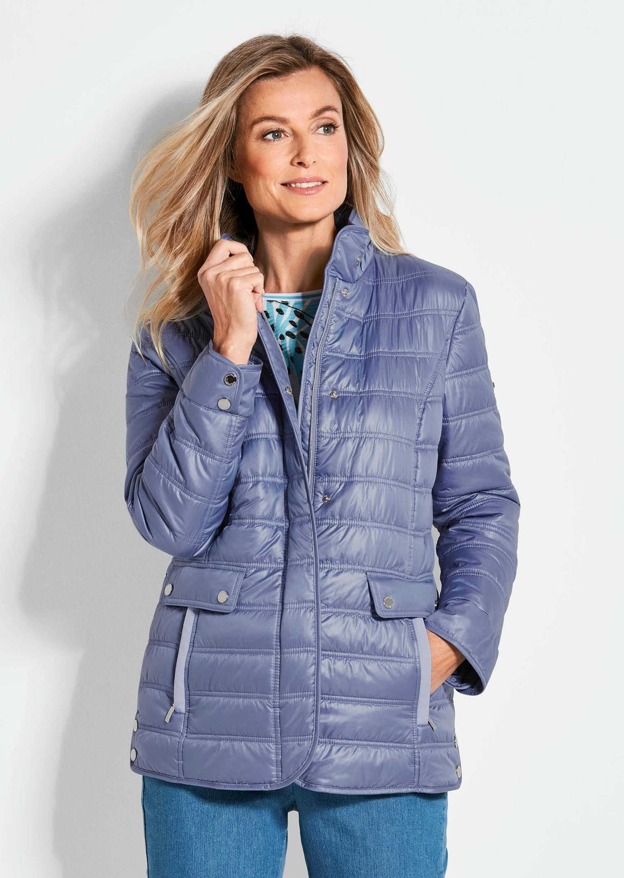 GOLDNER Steppjacke »Kurzgröße Leichte Steppjacke mit vielen Details«