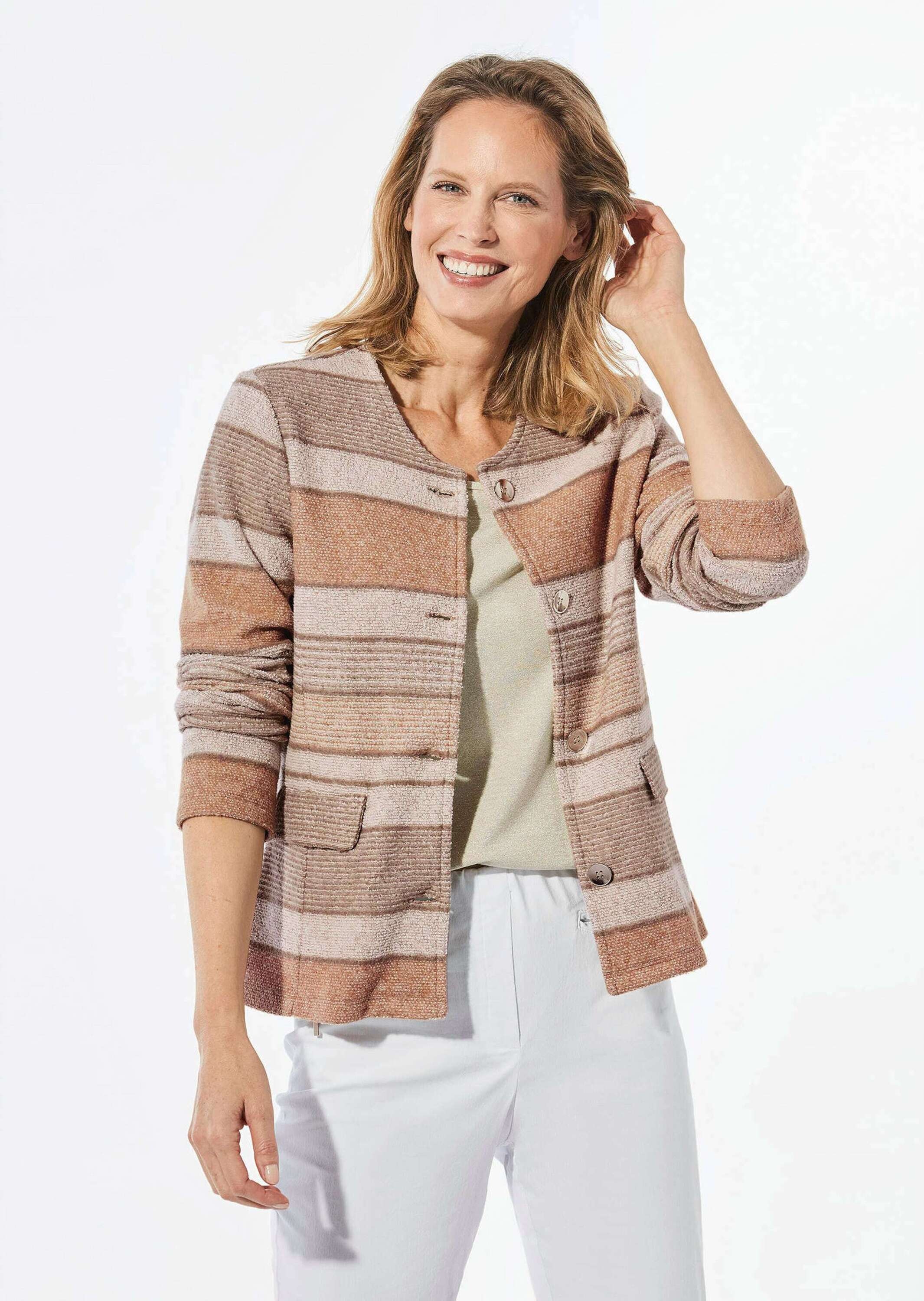 GOLDNER Kurzjacke »Jacke in Bouclé-Optik«
