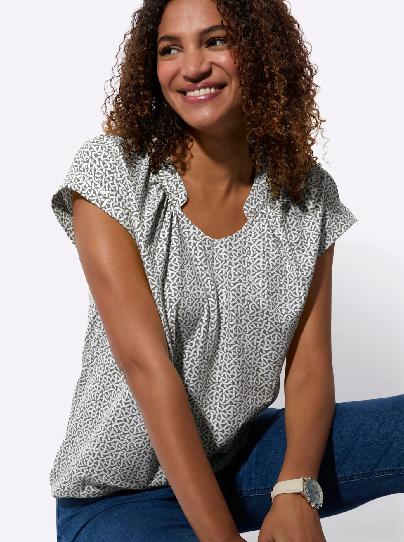 Inspirationen Kurzarmshirt »Kurzarm-Shirt« 1 tlg.