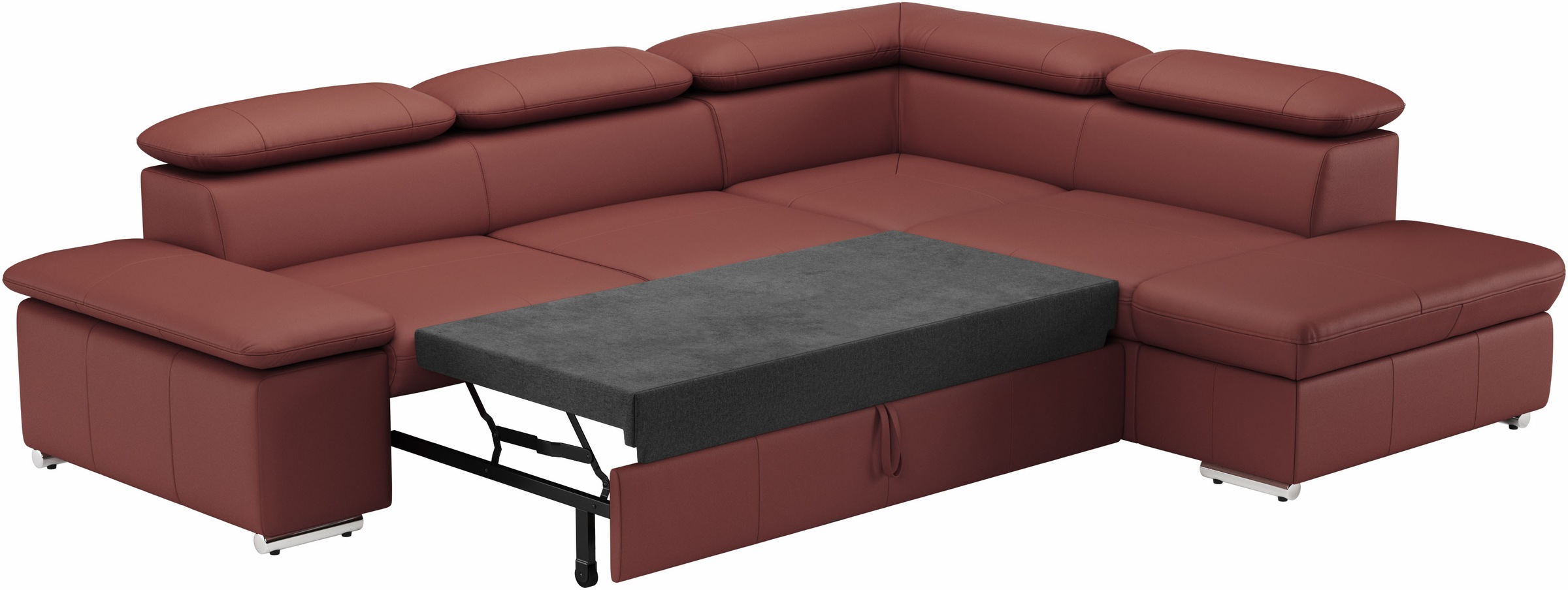 Ecksofa Valantine V, wahlweise mit Bettfunktion