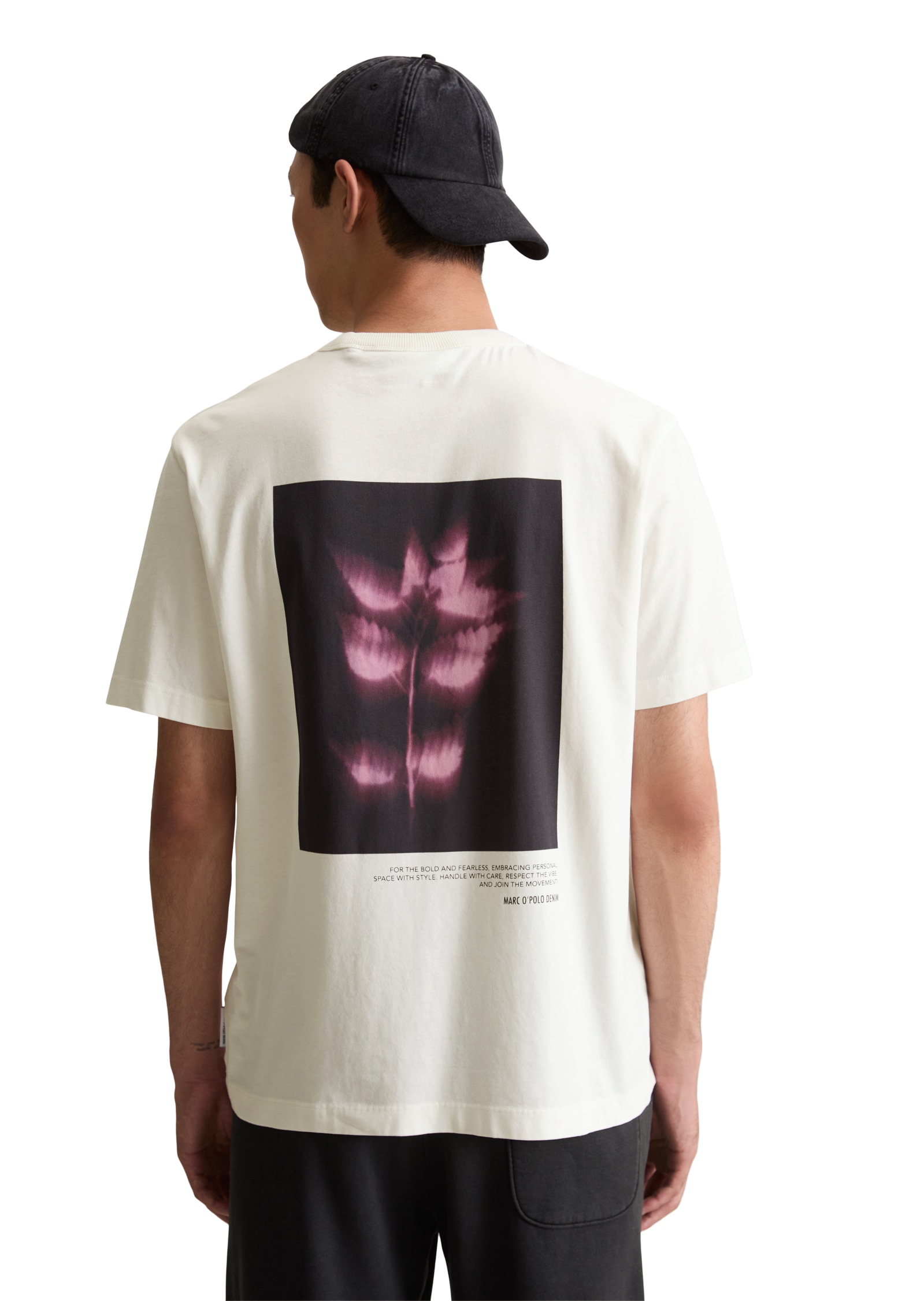Marc O'Polo DENIM T-Shirt, relaxed fit mit großem Foto-Rückenprint
