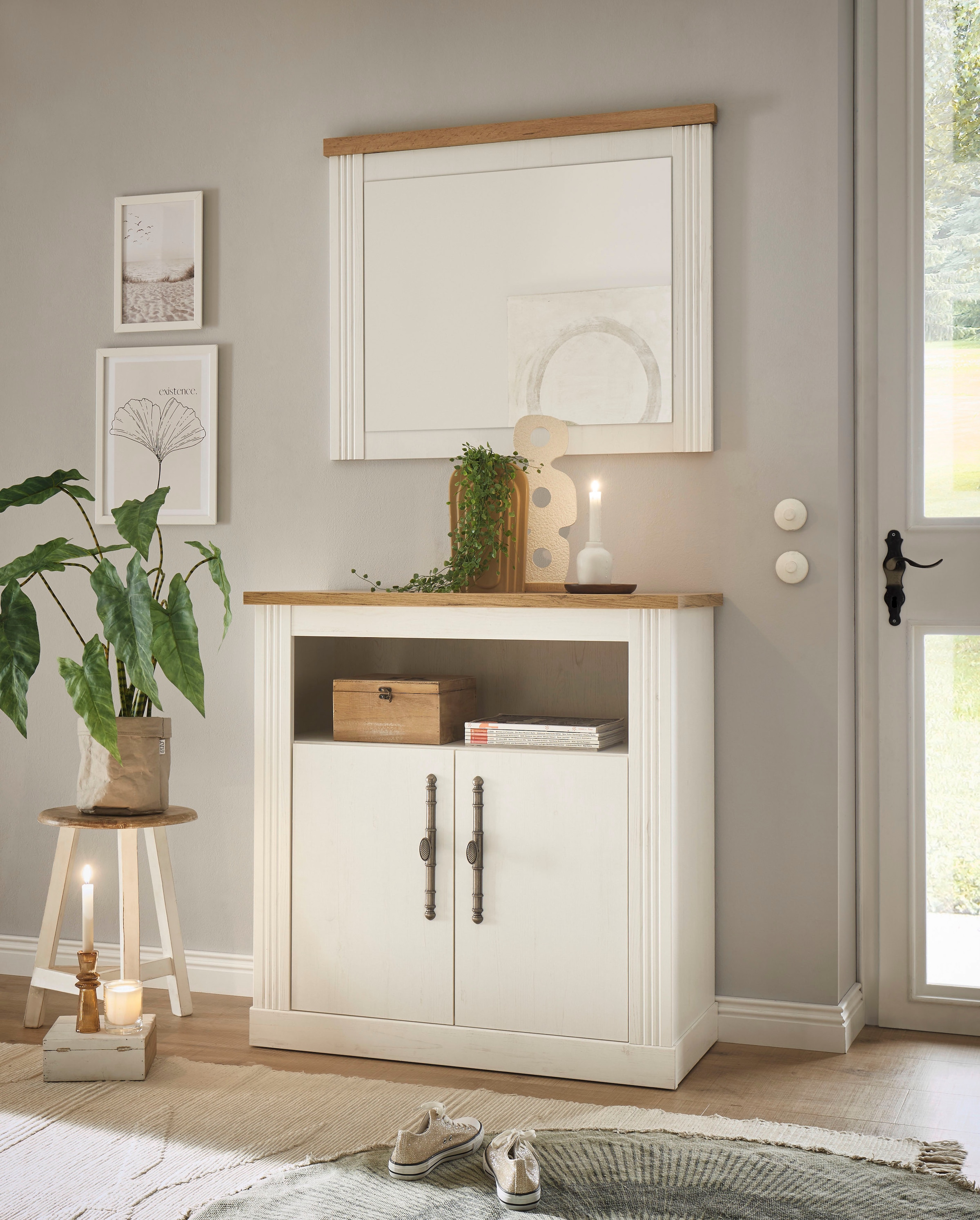 Home affaire Wandspiegel »WESTMINSTER BESTSELLER!«, (Breite ca. 90 cm), im romantischen Landhausstil