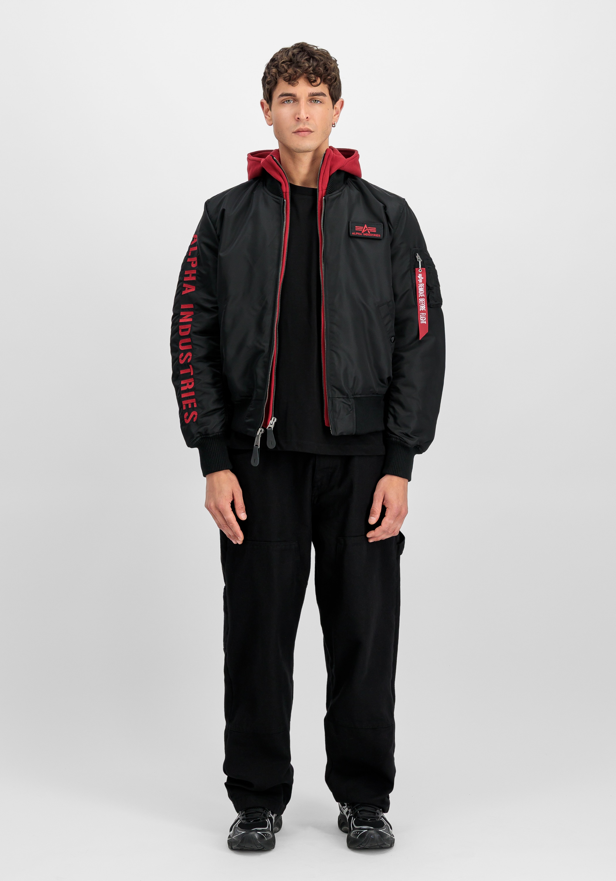 Alpha Industries Bomberjacke »MA-1 D-Tec Sleeve Embroidery Bomberjacke«
