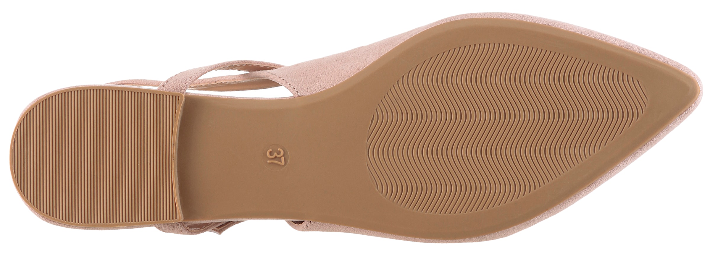 Aniston SHOES Slingpumps  Flat, Sommerschuh, Riemchensandale - schmale Form