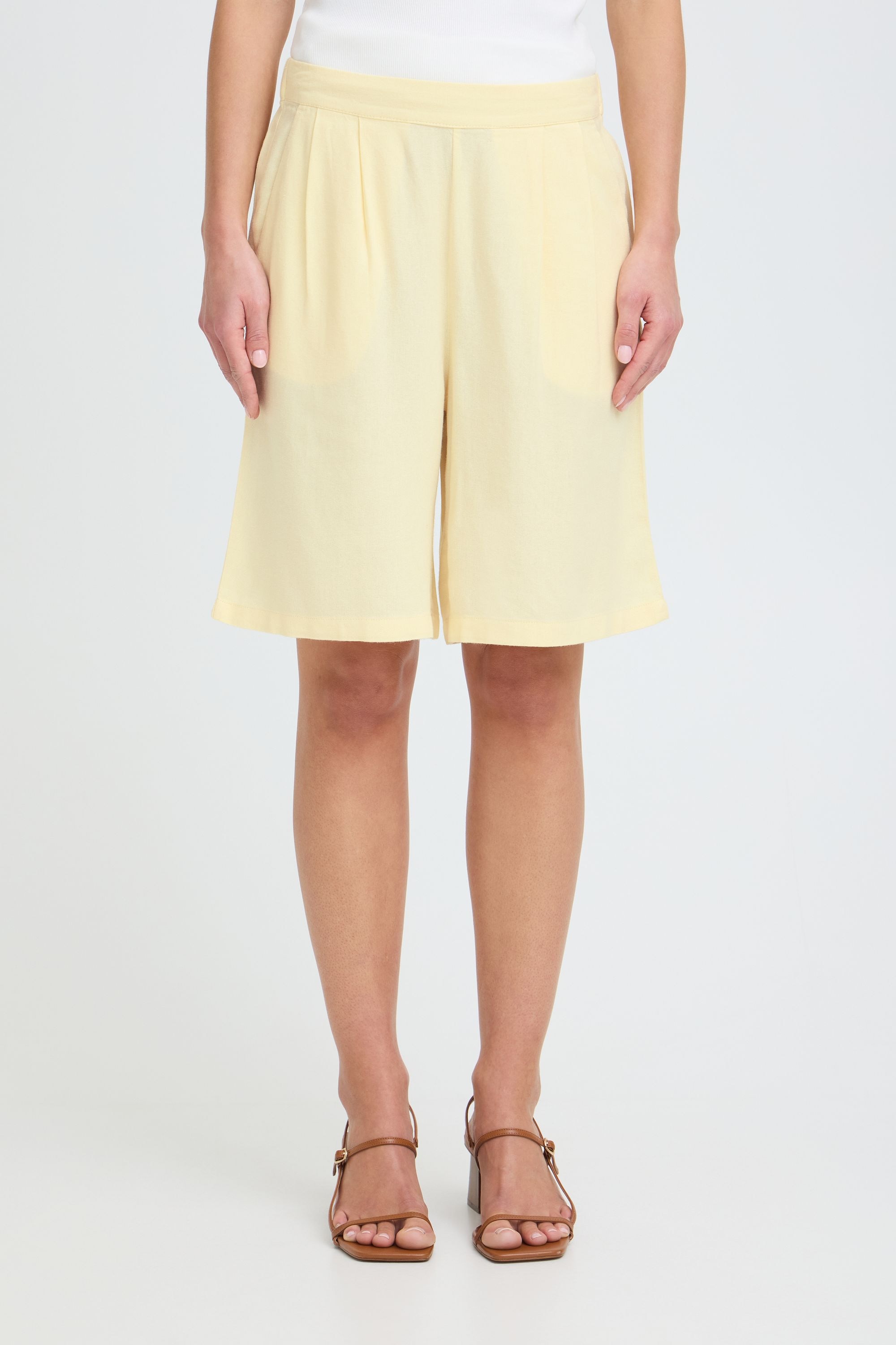 OXMO Leinenhose »Leinenhose OXNInna Linen Mix Bermuda«