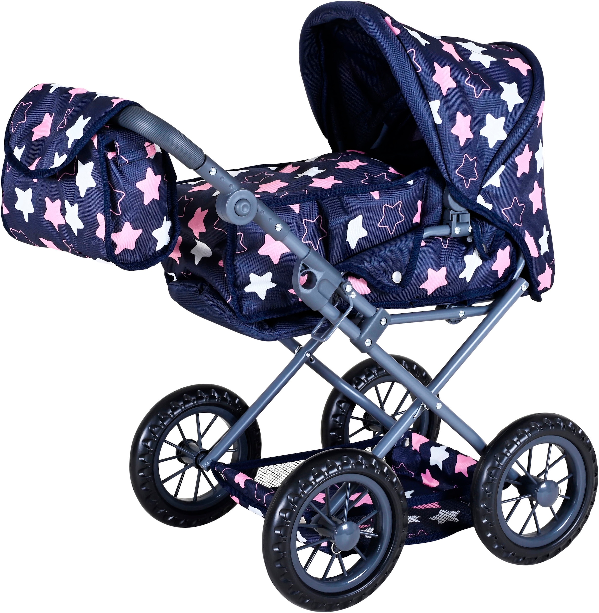 Knorrtoys® Kombi-Puppenwagen »Ruby«, mit Wickeltasche