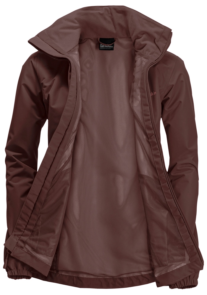 Jack Wolfskin Outdoorjacke »STORMY POINT 2L JKT W«, mit Kapuze