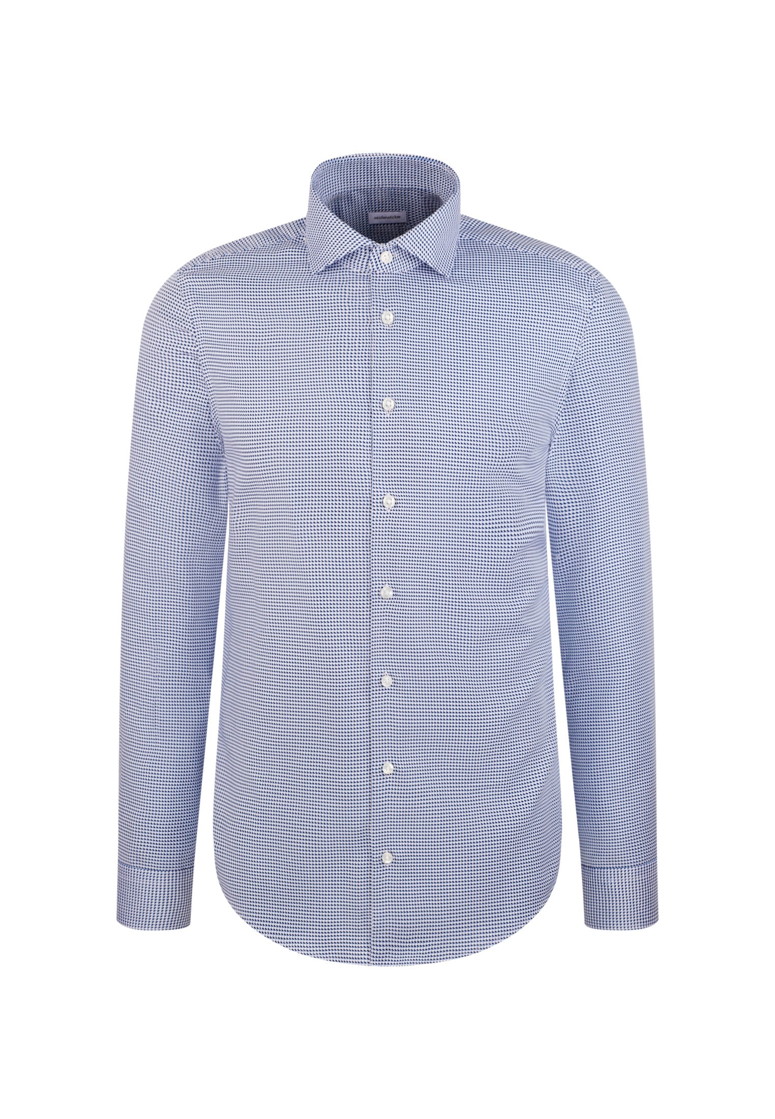 seidensticker Businesshemd »Schwarze Rose« Slim 1/1 Kentkragen Pepita