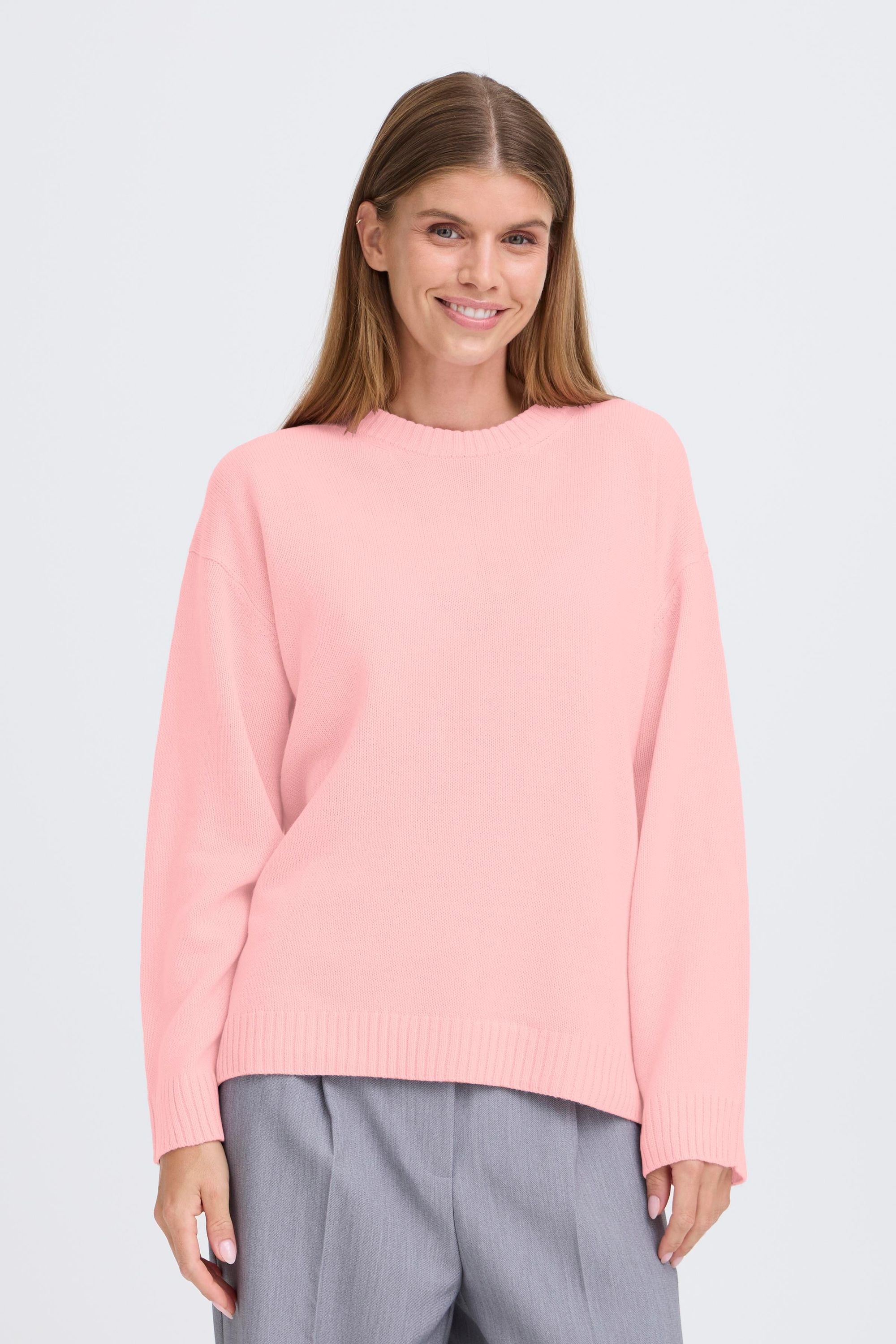 OXMO Strickfleece-Pullover »Strickpullover OXISAMSON«