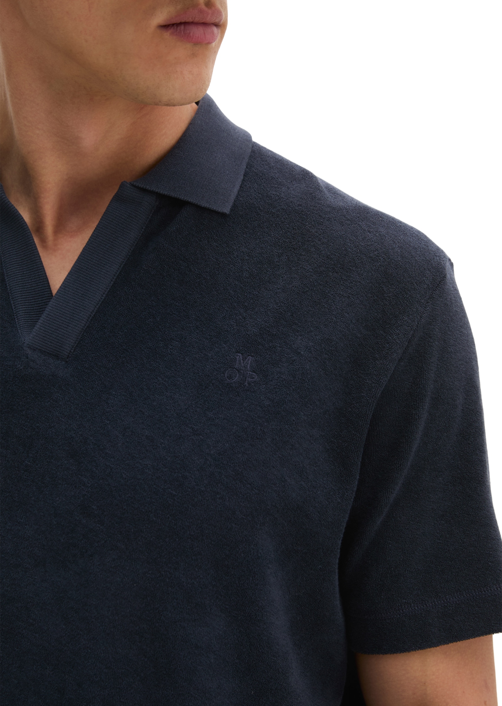 Marc O'Polo Poloshirt regular aus weichem Jersey-Frottee