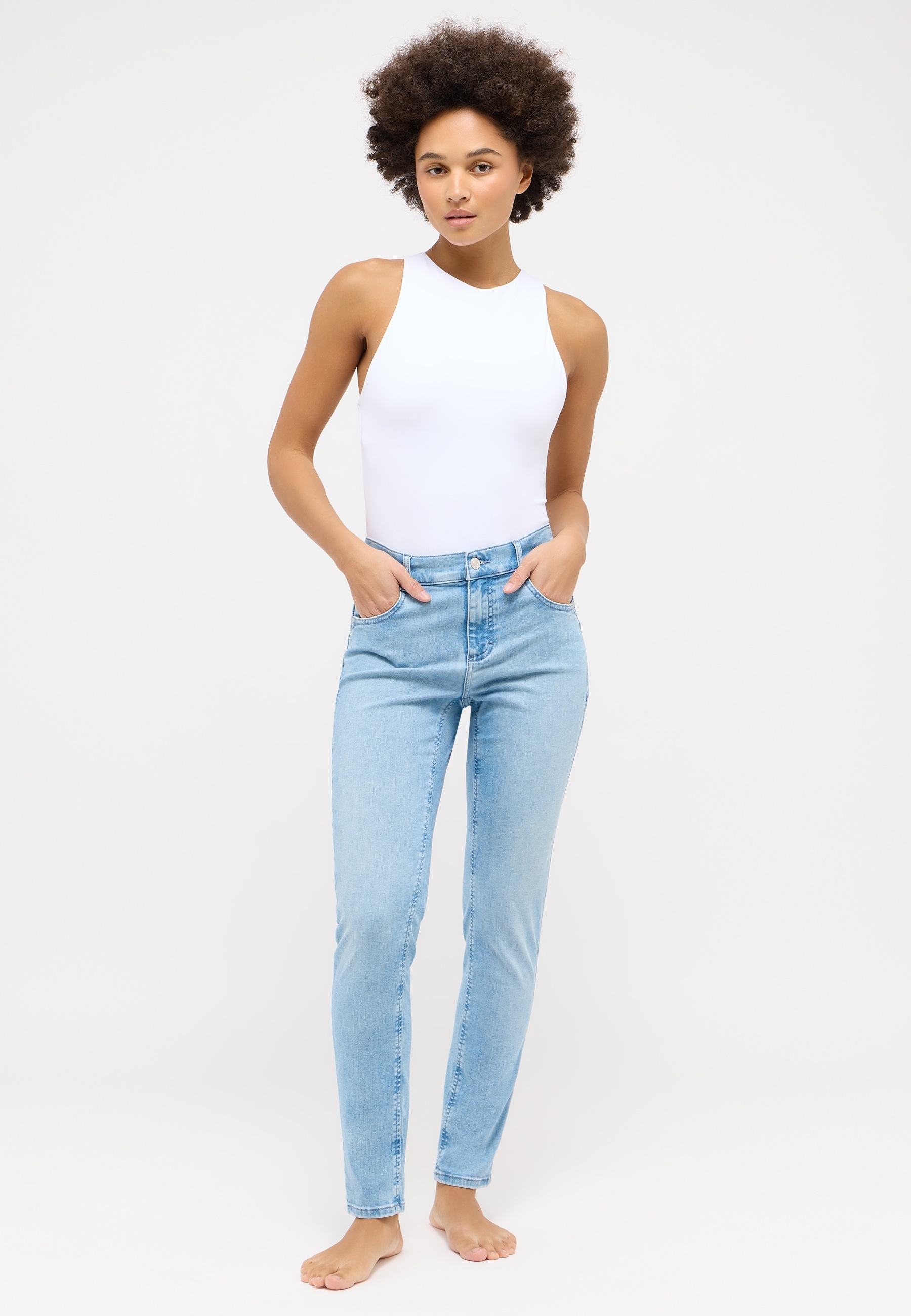 ANGELS Skinny-fit-Jeans »SKINNY PUSH UP«, im Five-Pocket Style