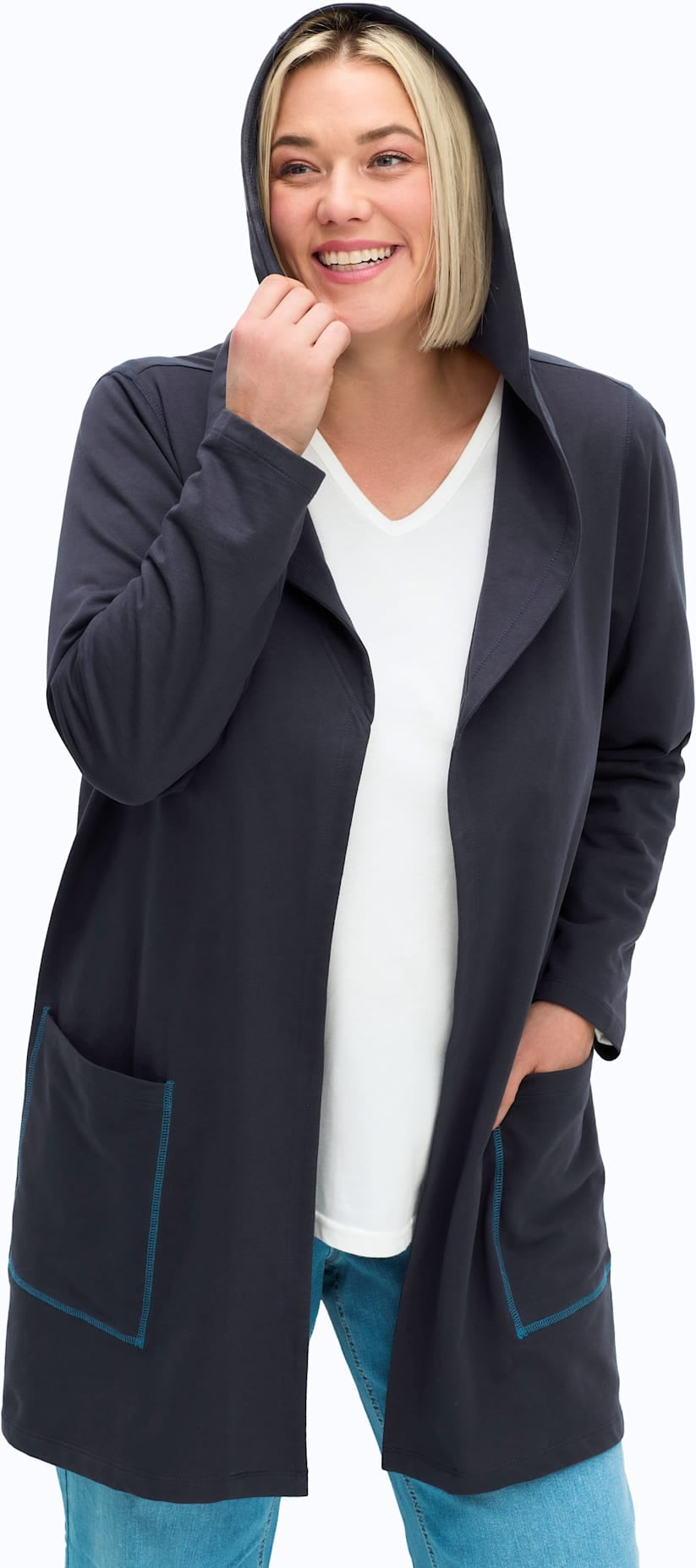 Sheego Shirtjacke »Sweatshirtjacke«, (1 tlg.)