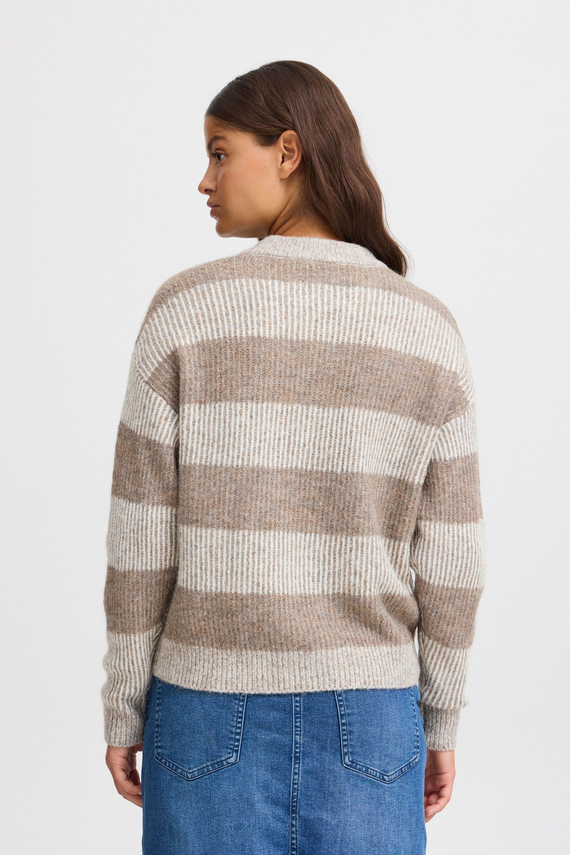 Ichi Strickfleece-Pullover »Strickpullover IHKAMARA LS13«
