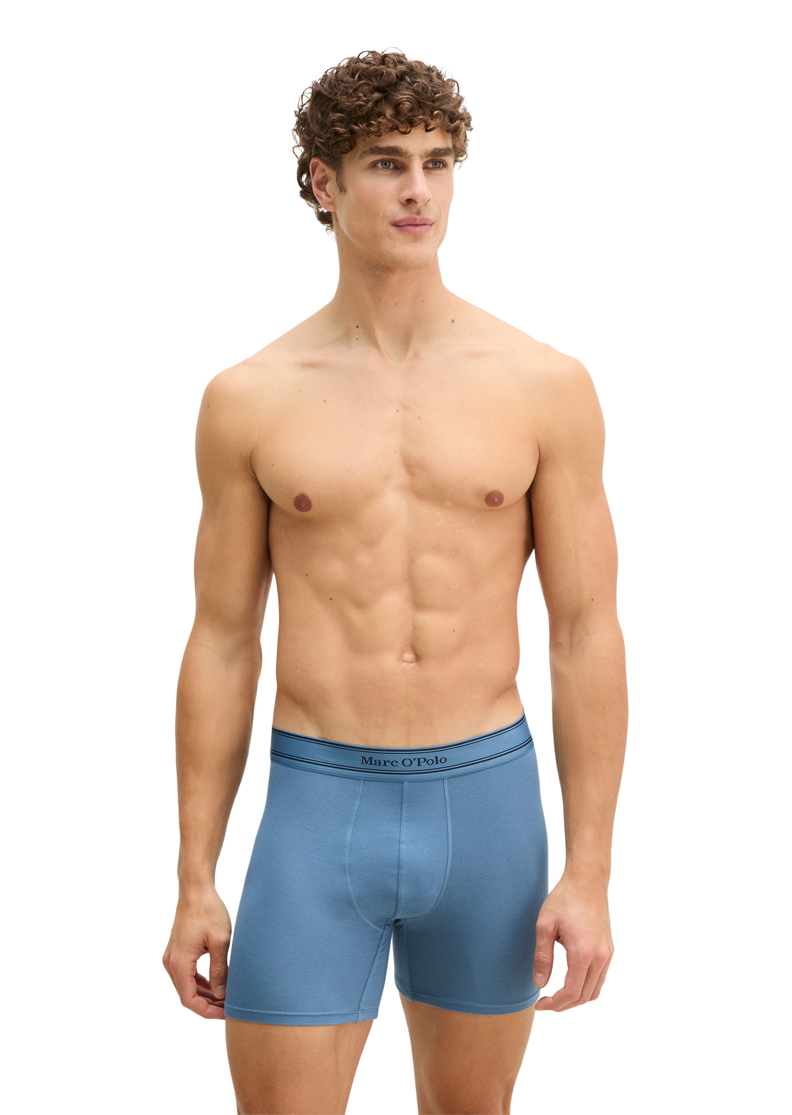 Marc O'Polo Retro Pants »Modal« mit etwas längerem Bein, Logobund, ohne Eingriff